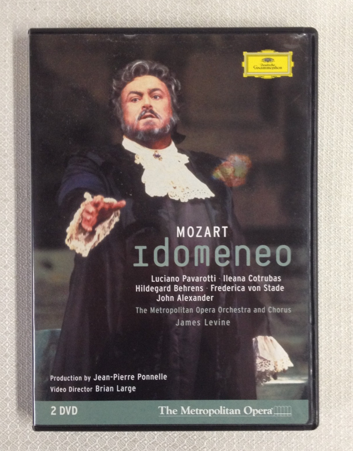 Idomeneo Mozart Luciano Pavarotti 2-DVD Set The Metropolitan Opera