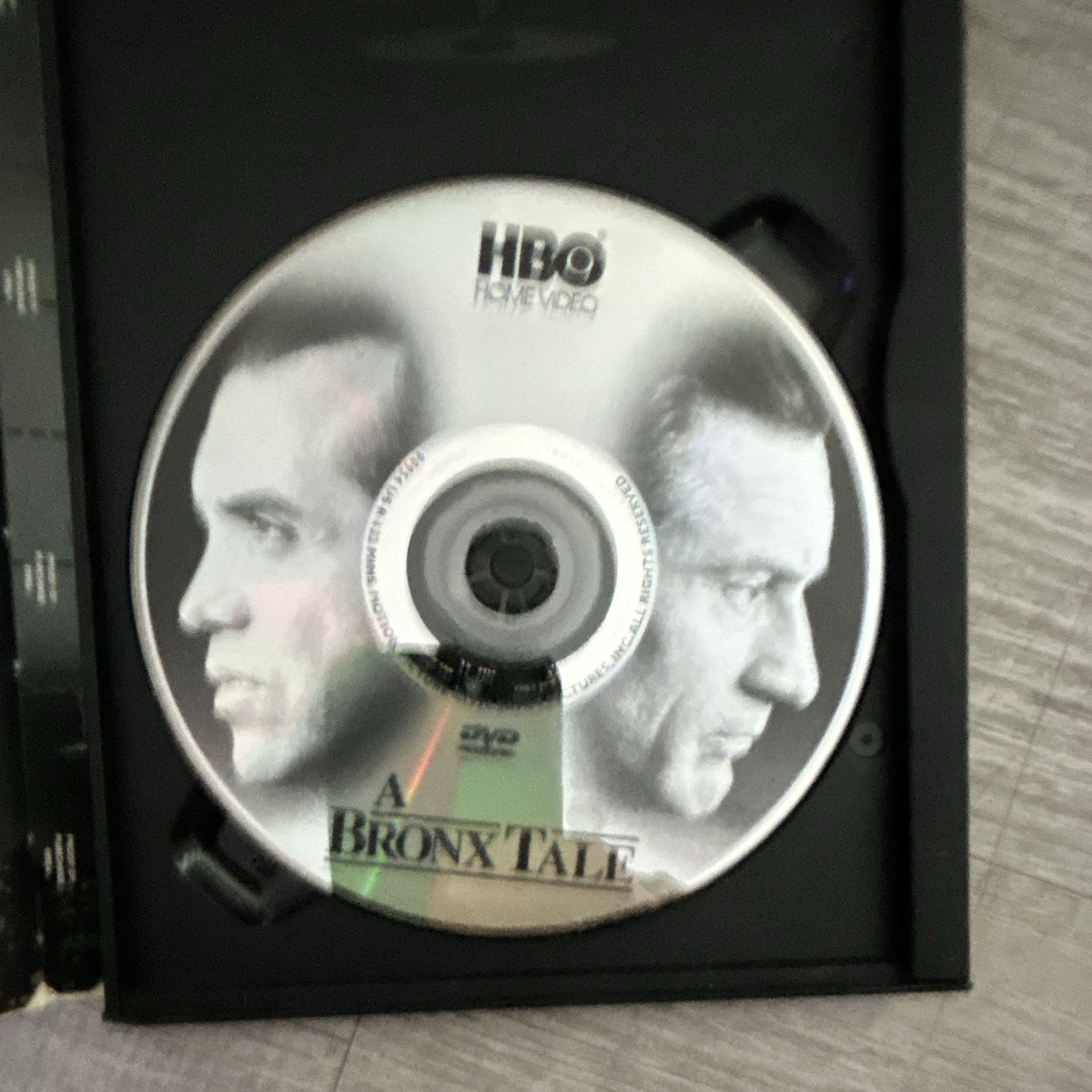 HBO Home Video A Bronx Tale DVD R 122 min De Niro Palminteri Menus