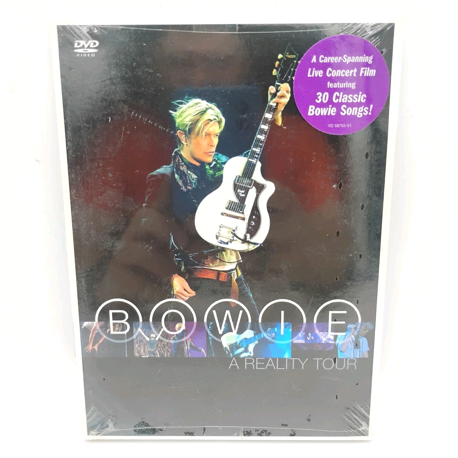 David Bowie: A Reality Tour (DVD, 2003) Live Concert Film, SEALED New, Free Ship