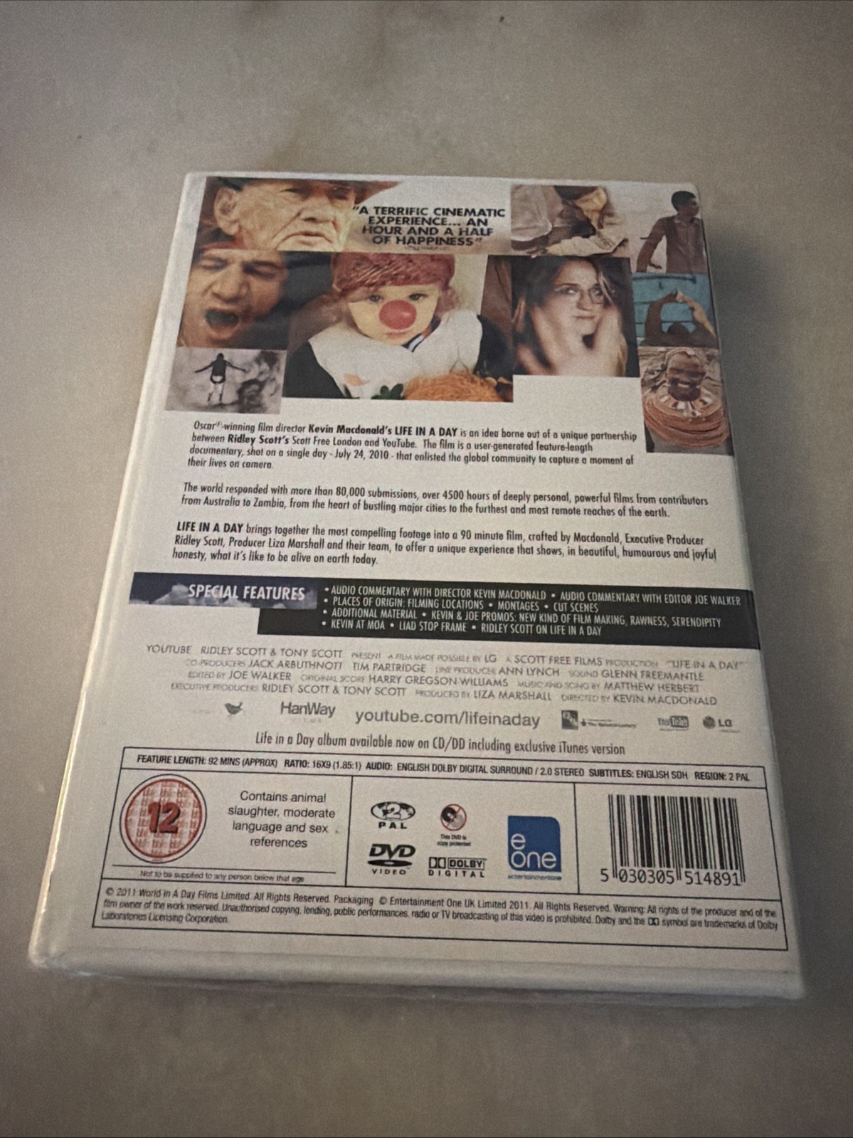 Life in a Day (2011, E One) UK Import Region 2 Dvd