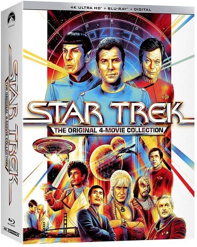 Star Trek: The Original 4-Movie Collection [New 4K UHD Blu-ray] Subtitled