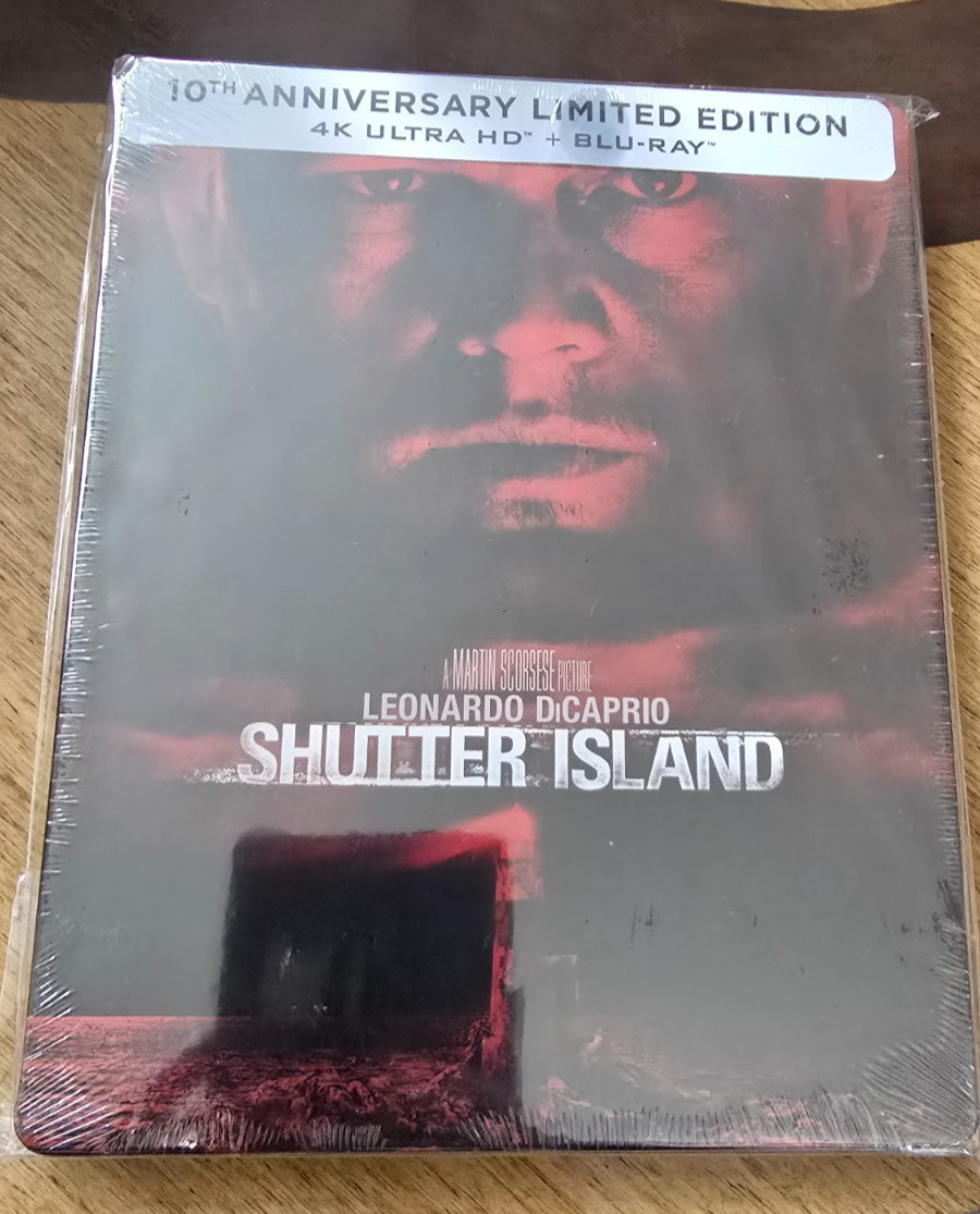 SHUTTER ISLAND 4K/UHD + BLU-RAY 10TH ANNIVERSARY LIMITED ED STEELBOOK OOP SEALED