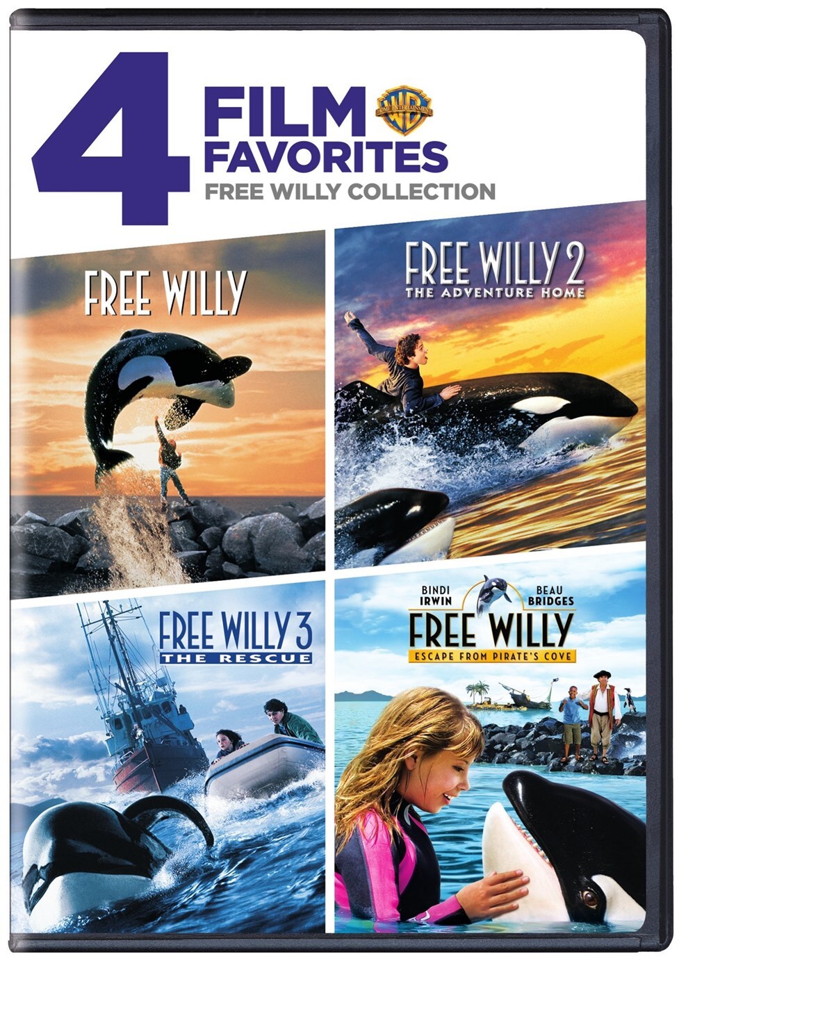 Free Willy 1-4 DVD NEW