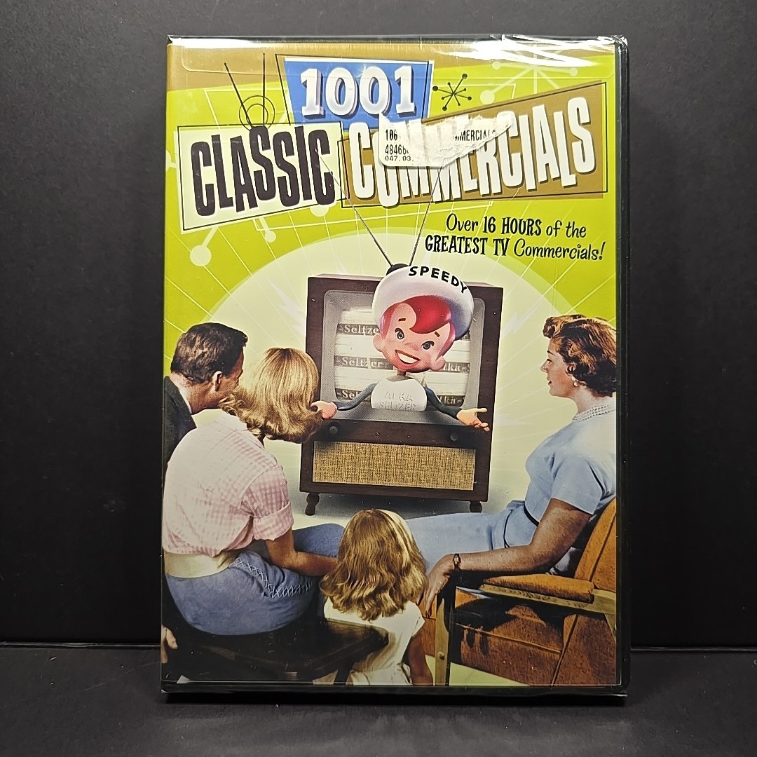 NEW DVD 1001 Classic Commercials 3 Disc Set The Greatest TV Commercials SEALED
