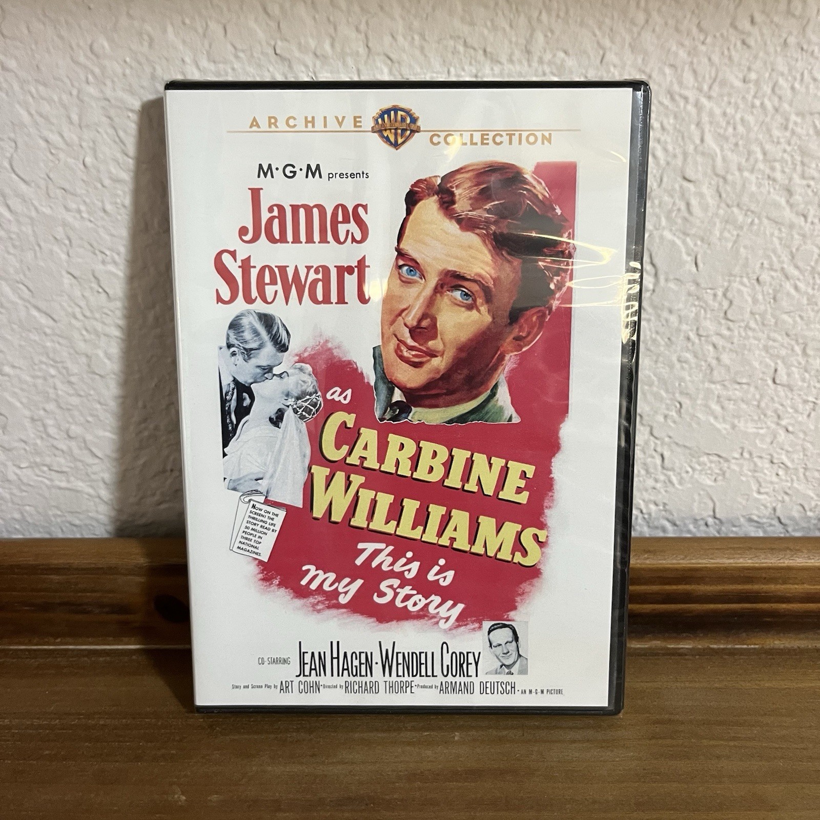 Carbine Williams DVD 1952 B&W Film James Stewart Warner Archive New D21
