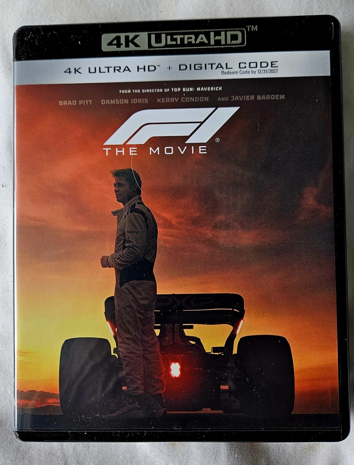 F1 The Movie (4K Ultra + Digital 4K UHD) Slipcover included
