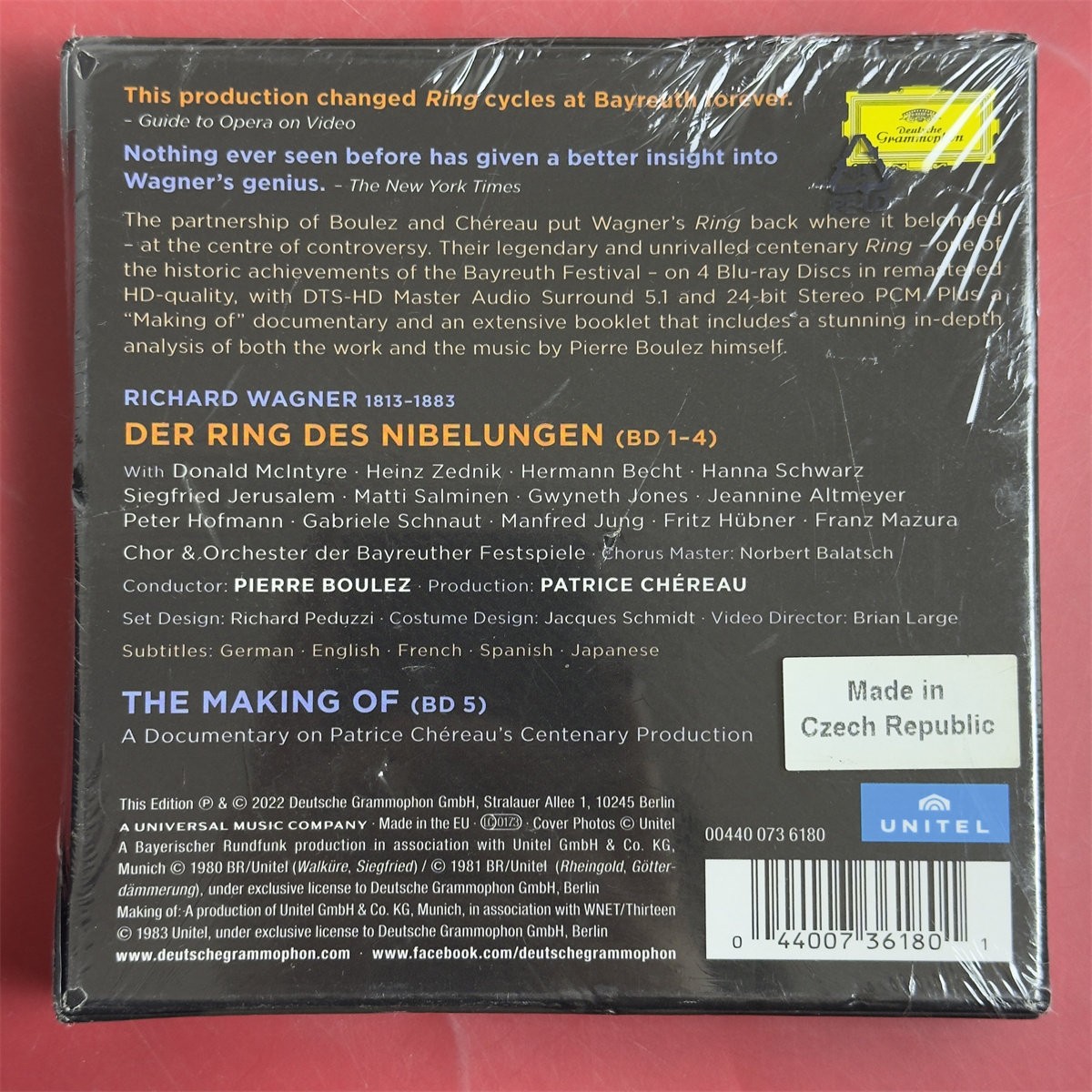 Bayreuther Festspiele – Der Ring Des Nibelungen EU Blu-ray(5BD) Box Set