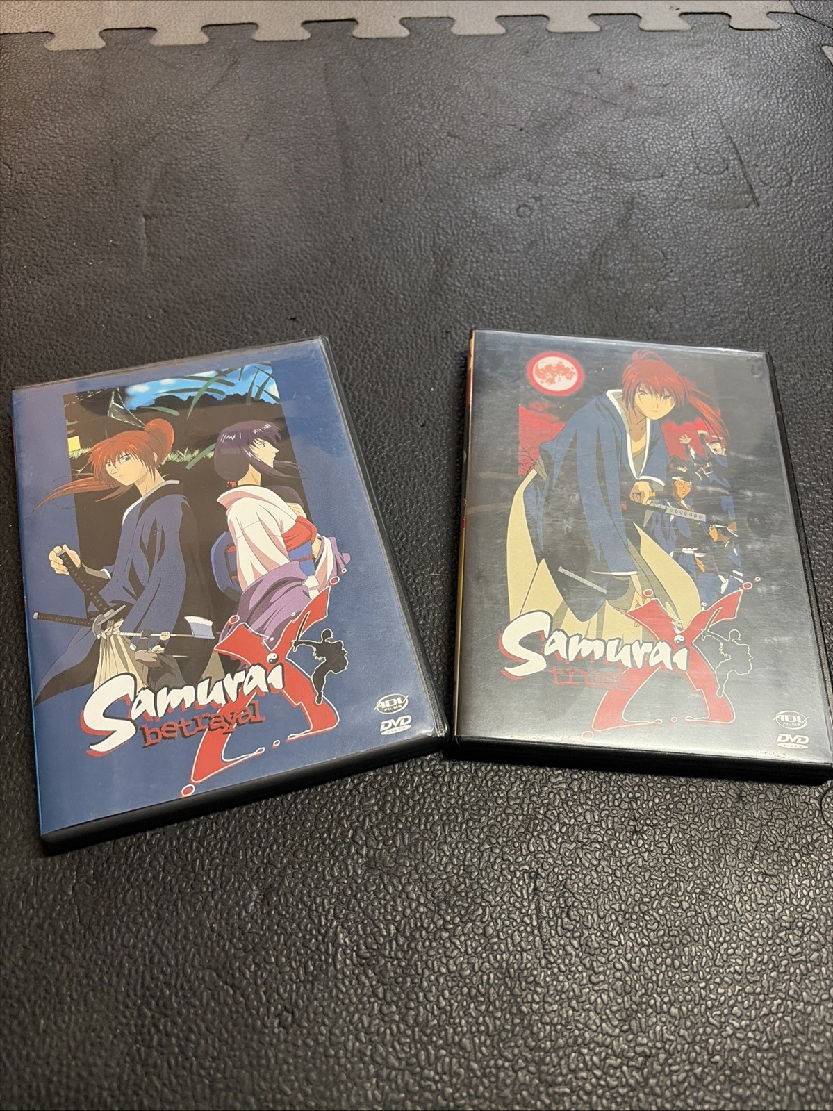 Samurai X Trust & Betrayal DVD Set Rurouni Kenshin ADV Films Anime Reversible