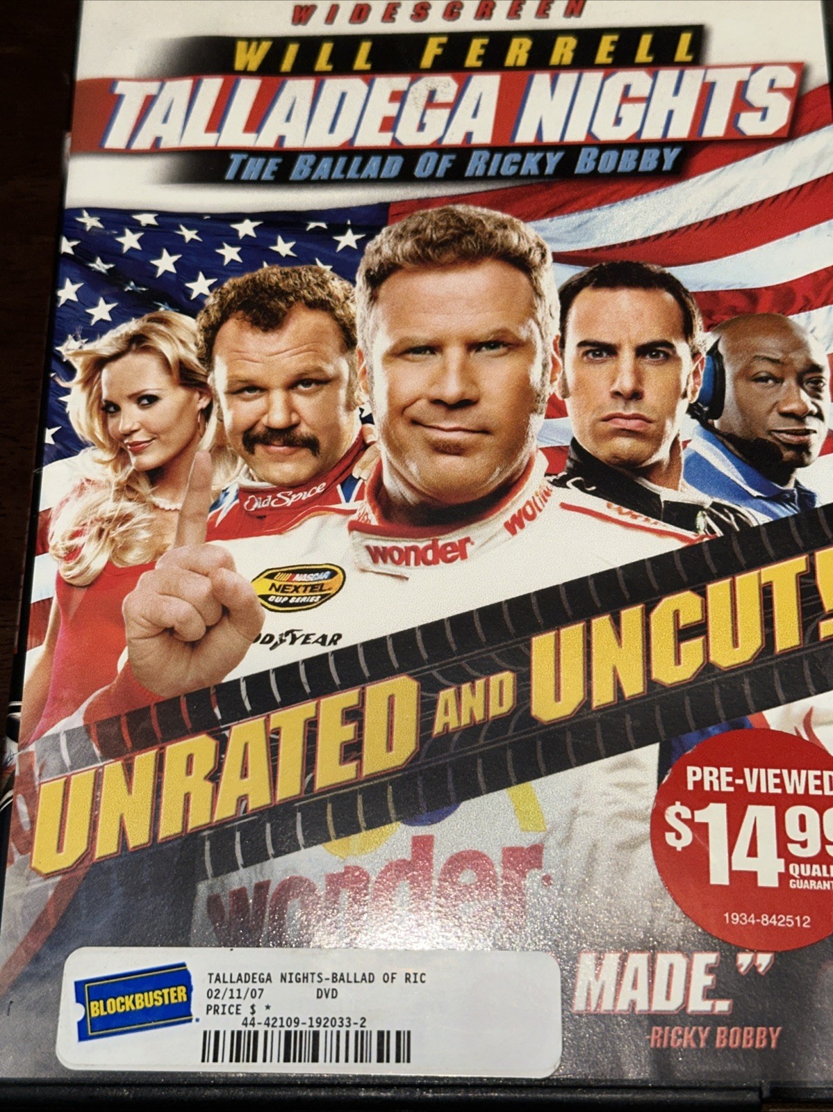 WILL FERRELL DVD Lot 1 – 3 Great Films – Anchorman – Blades of Glory – Talladega