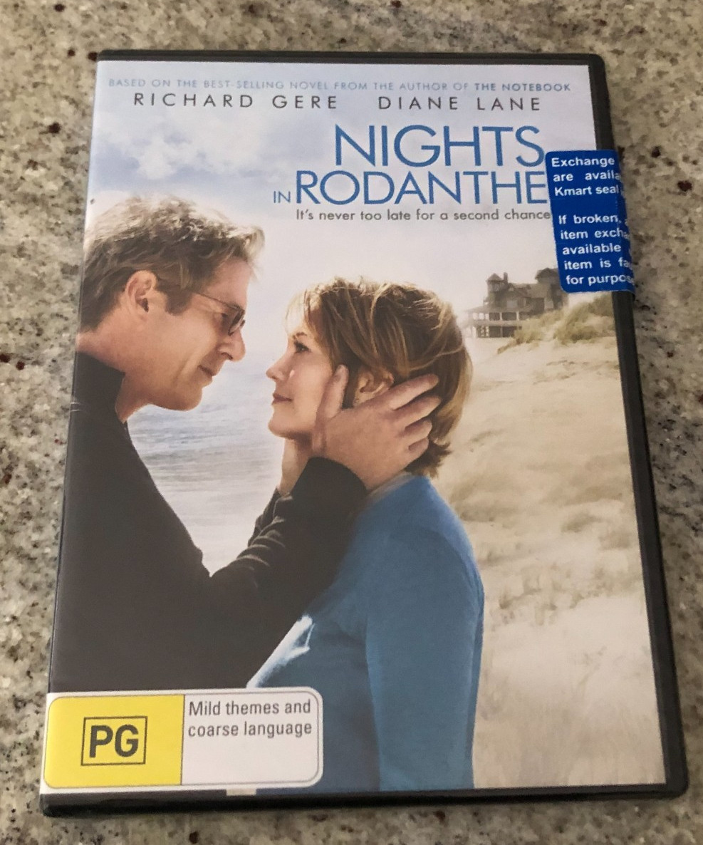 NIGHTS IN RODANTHE -R4 DVD 2008- NEW & FACTORY SEALED -RICHARD GERE -DIANE LANE