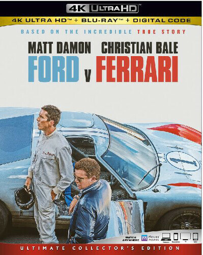 Ford V Ferrari [New 4K UHD Blu-ray] With Blu-Ray, 4K Mastering, Dolby, Subtitl
