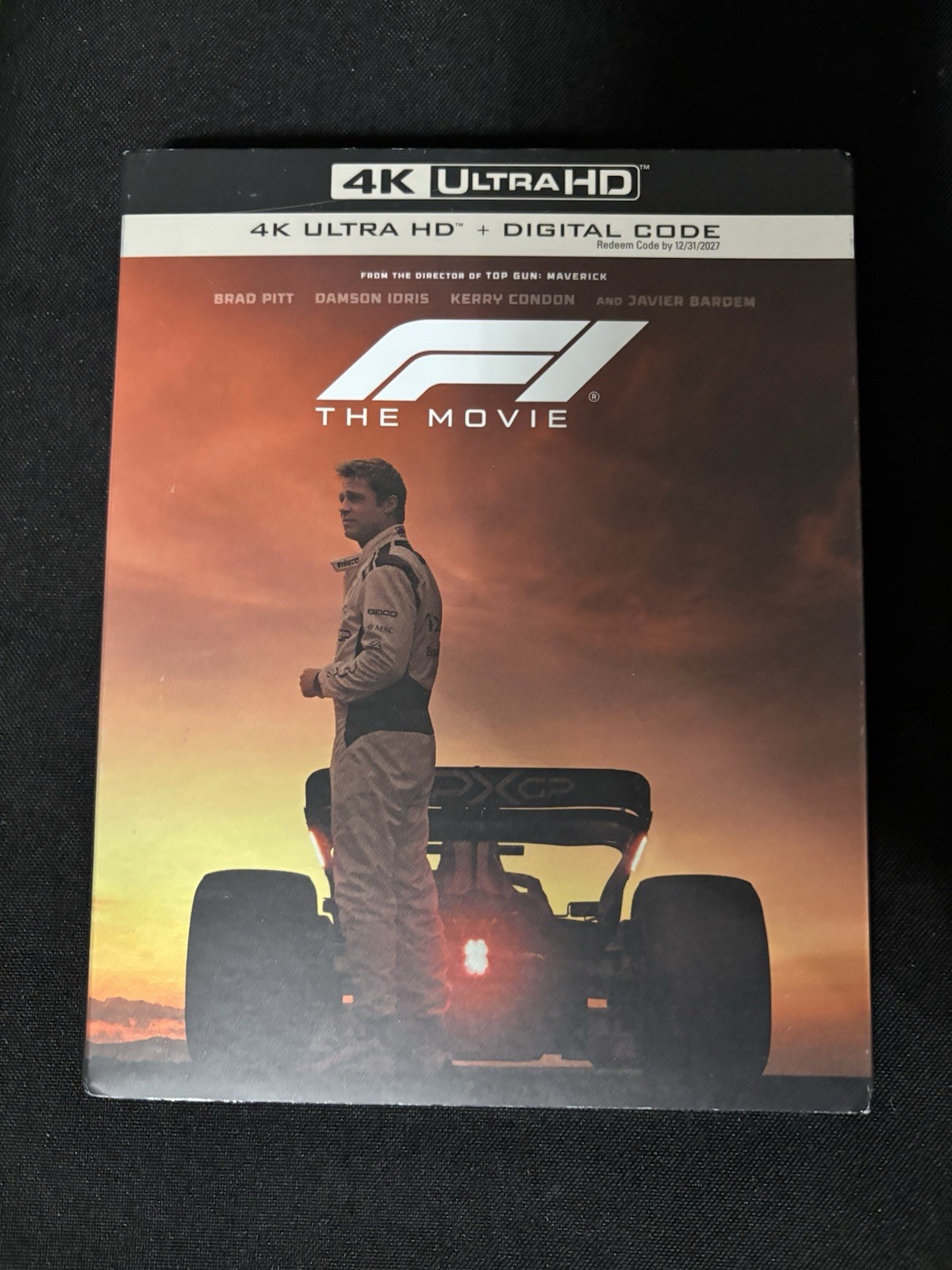 🏁🏎️ F1: The Movie w Slipcover 4K UHD Blu-ray (BRAND NEW FACTORY SEALED)