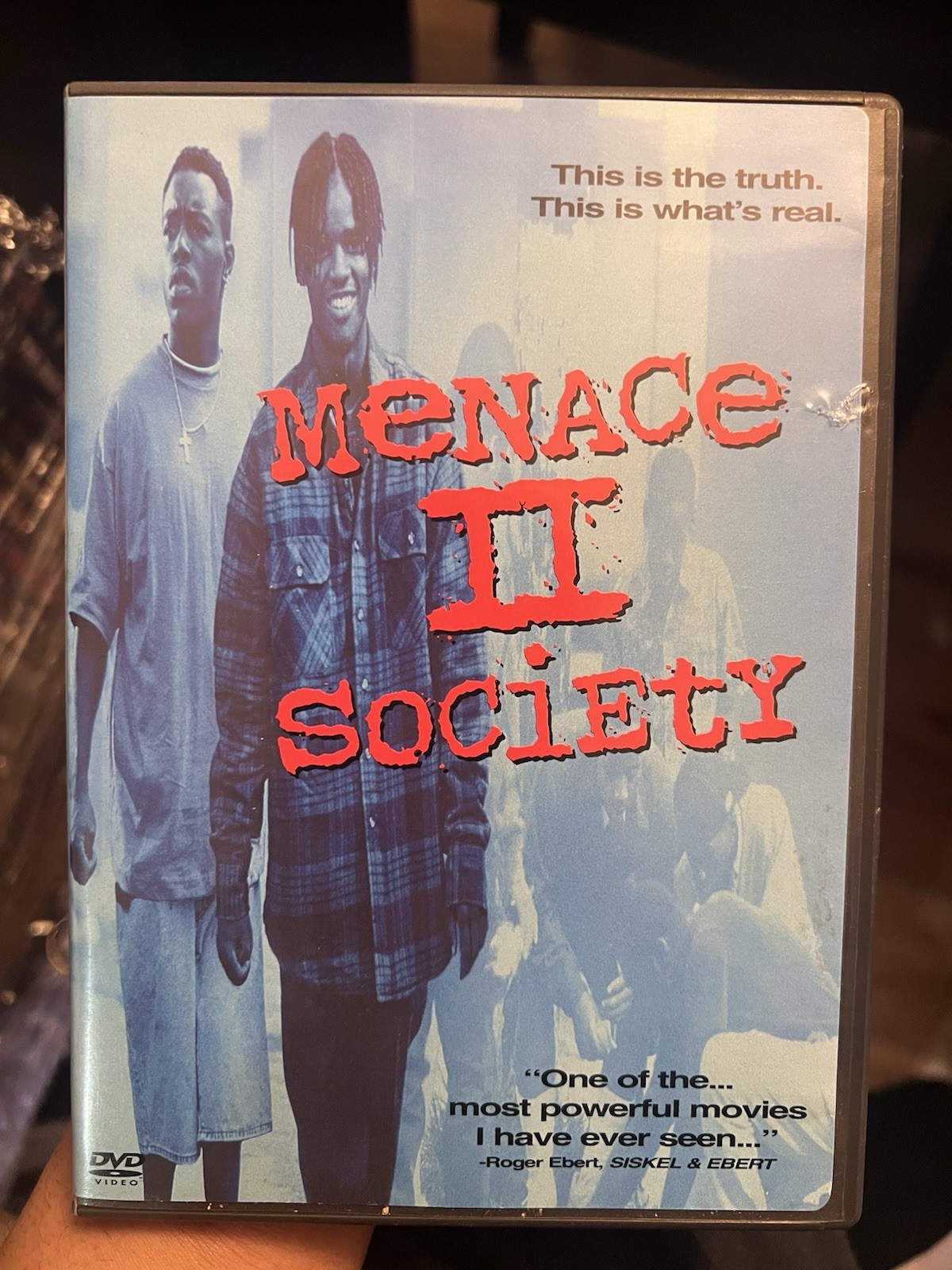 New Line Cinema Menace II Society DVD Turner Pinkett Tate Drama R Widescreen