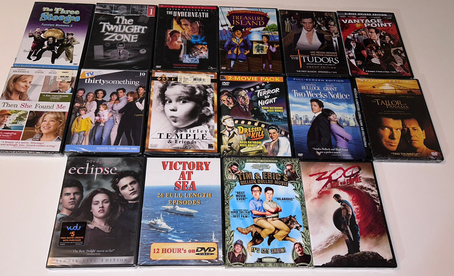 Lot Of 16 New Sealed Different Dvds Assorted Movie 73 Titles Collection Dvd 111Z