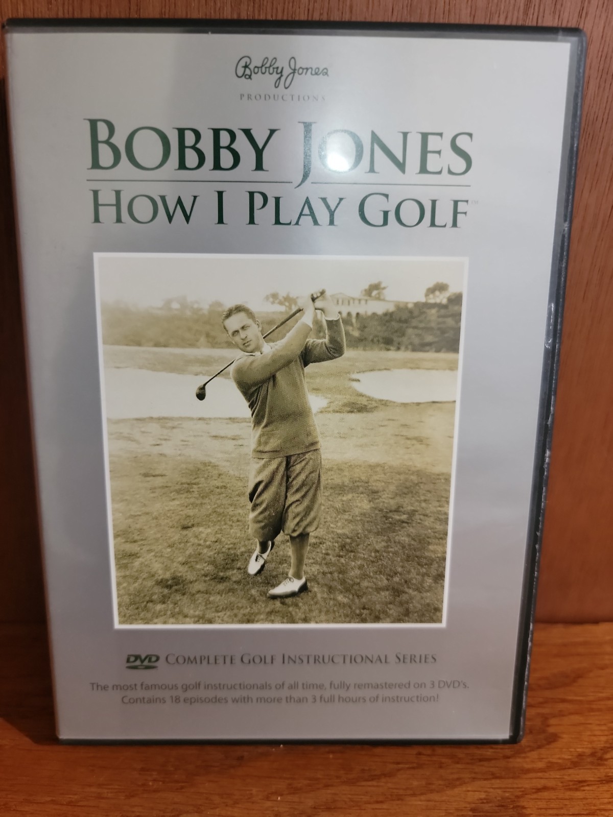 Bobby Jones How I Play Golf Instructional Series Complete 3-DVD Set