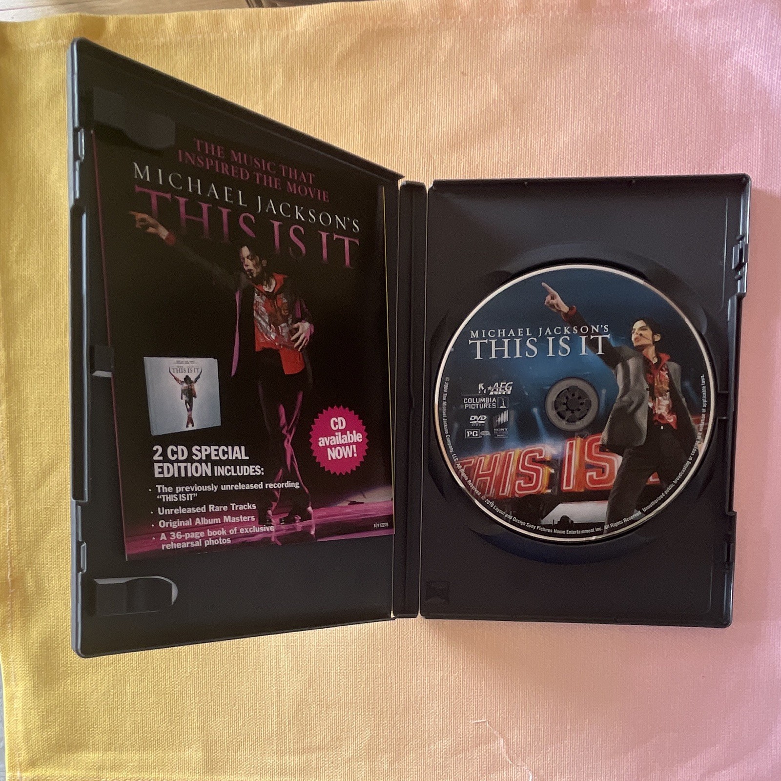 Sony Michael Jackson’s This Is It DVD Widescreen PG 2009 111 Min Kenny Ortega