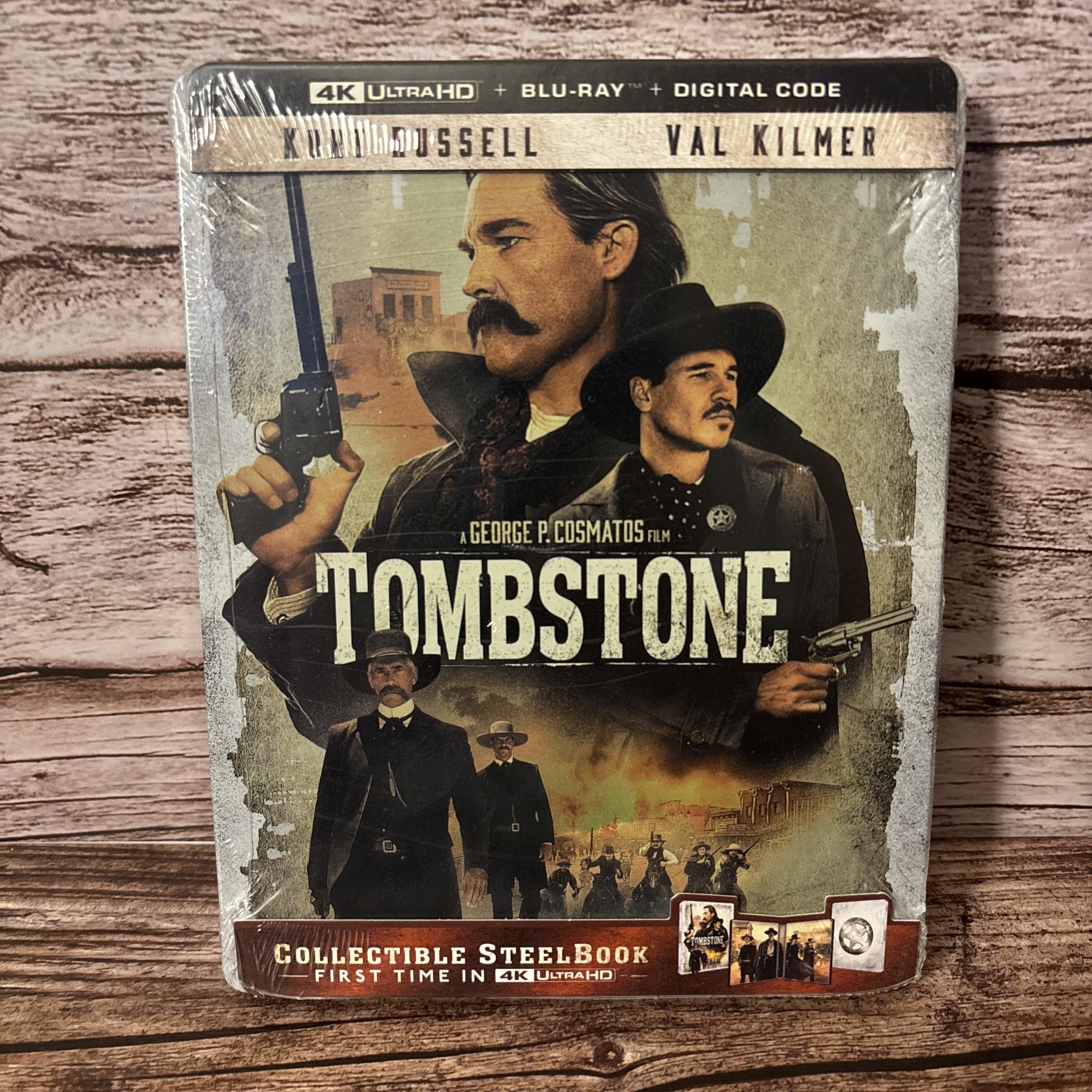 Tombstone 4K Steelbook Brand New Sealed UHD Blu-ray + Digital Rare