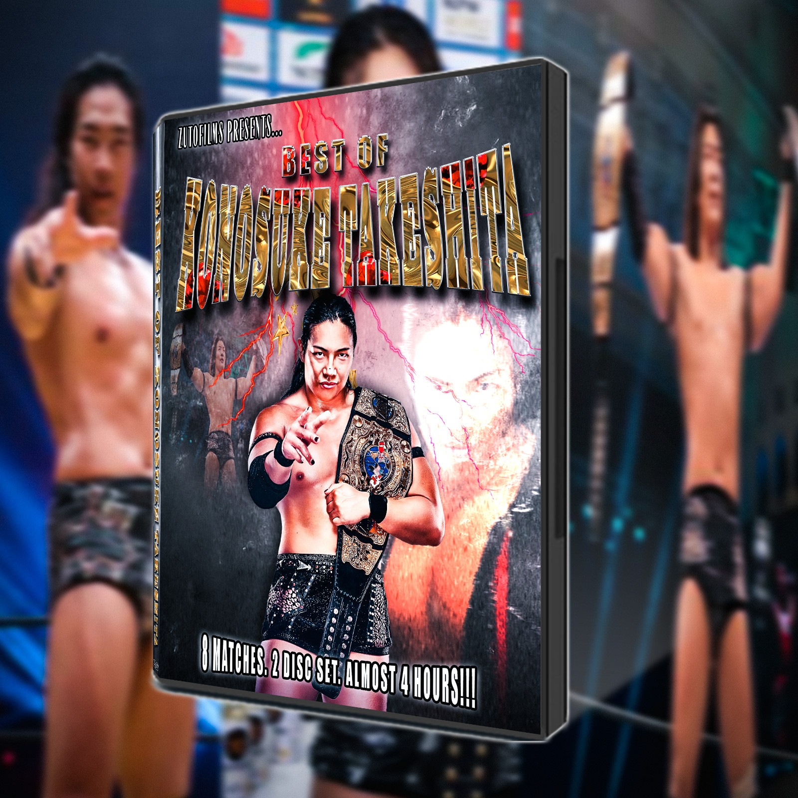 Best of Konosuke Takeshita (2 Disc DVD) NJPW AEW CMLL PURORESU WILL OSPREAY ROH