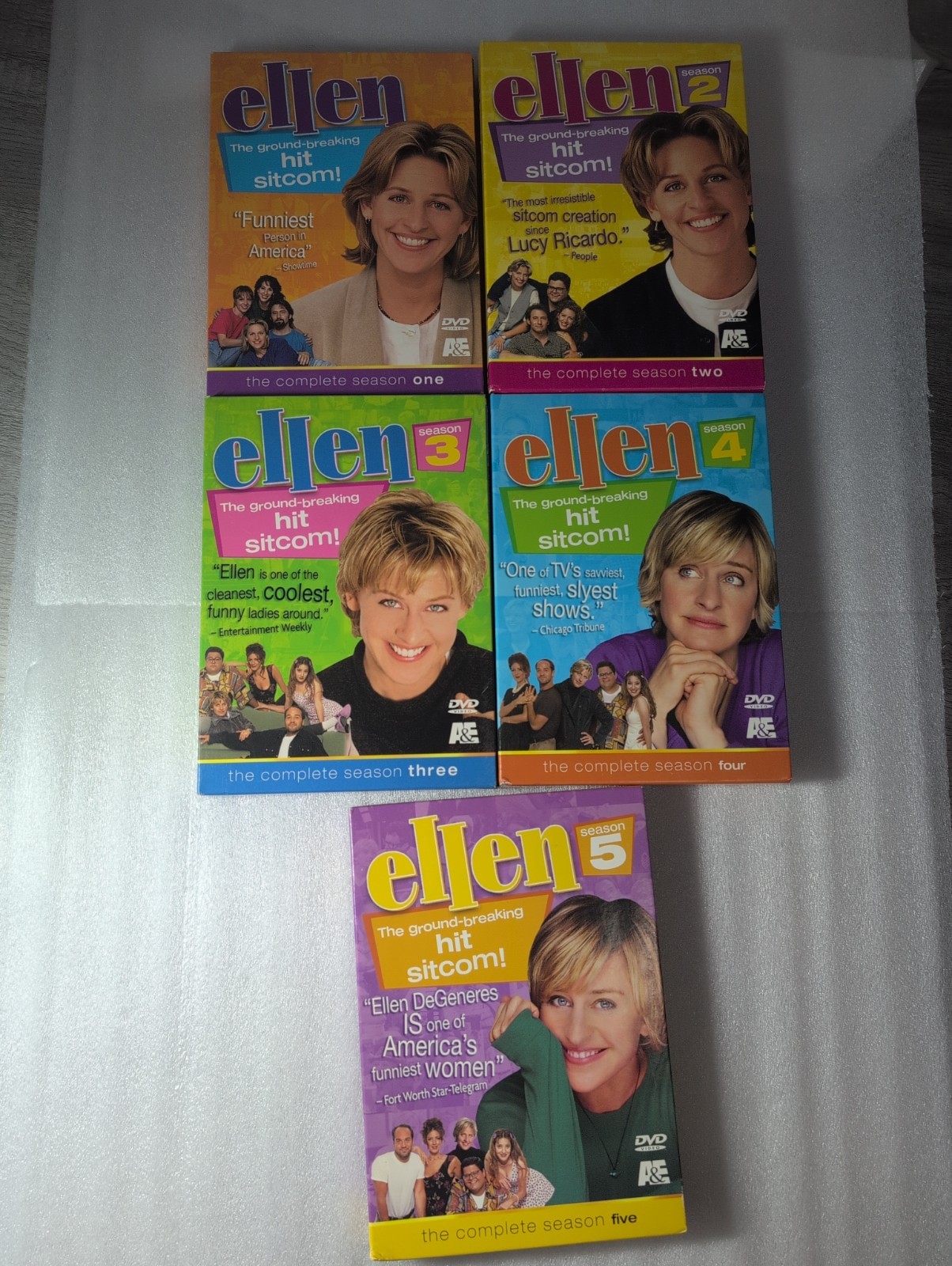 Ellen Complete A&E Series Season 1-5 (1 2 3 4 5) DVD Plus The Ellen Show Series