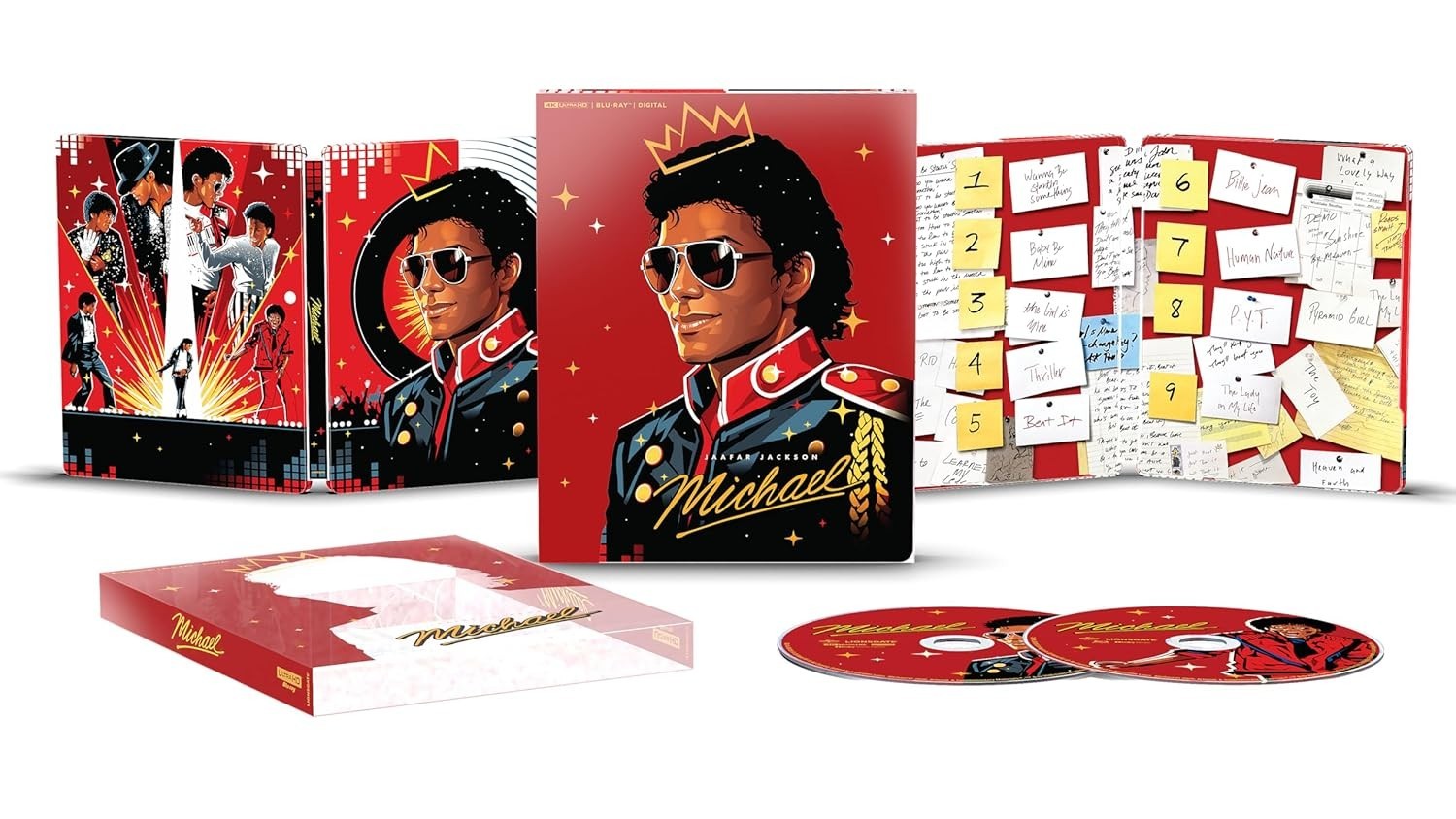 MICHAEL 2026 STEELBOOK 4K ULTRA HD + BLU-RAY + DIGITAL NEW! PRE-SALE 7/14/26