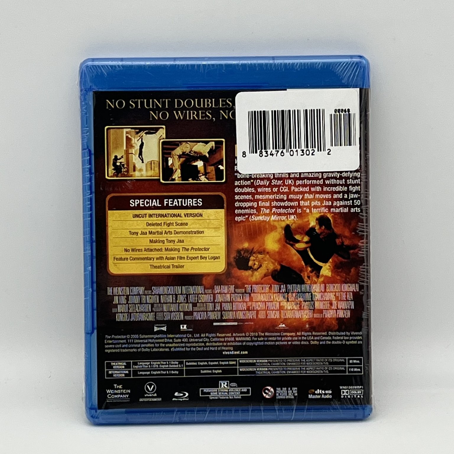 The Protector Blu-ray 2005 Ultimate Edition Tony Jaa Uncut Version – New Sealed