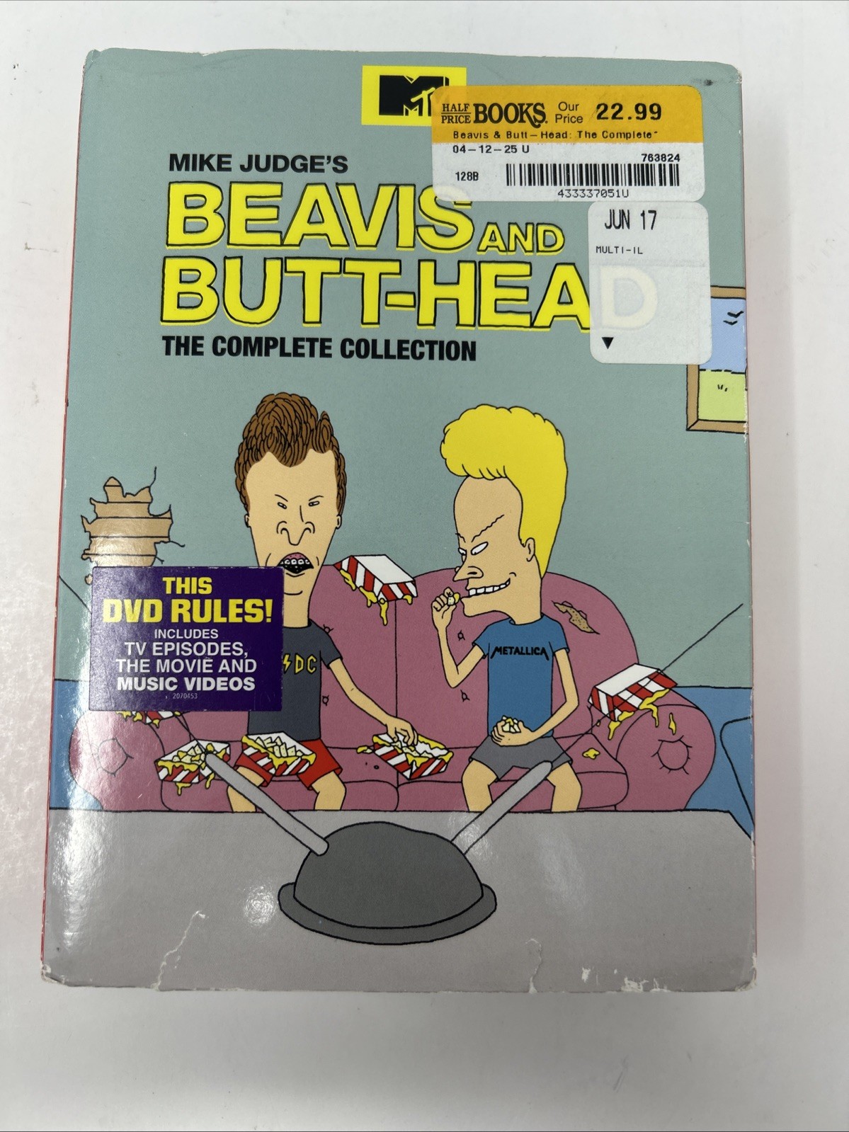 Beavis and Butt-Head The Complete Collection 12-Disc DVD Box Set 2017 Paramount