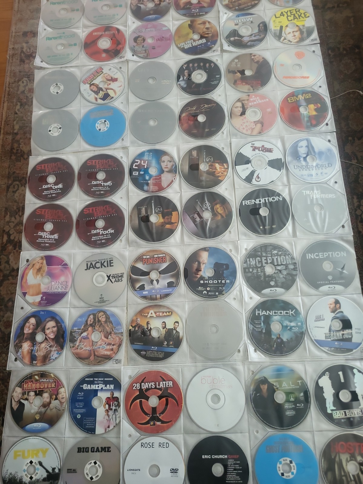 190 Gently Used Wholesale Lot DVDs Movies Assorted Bulk Video Dvds