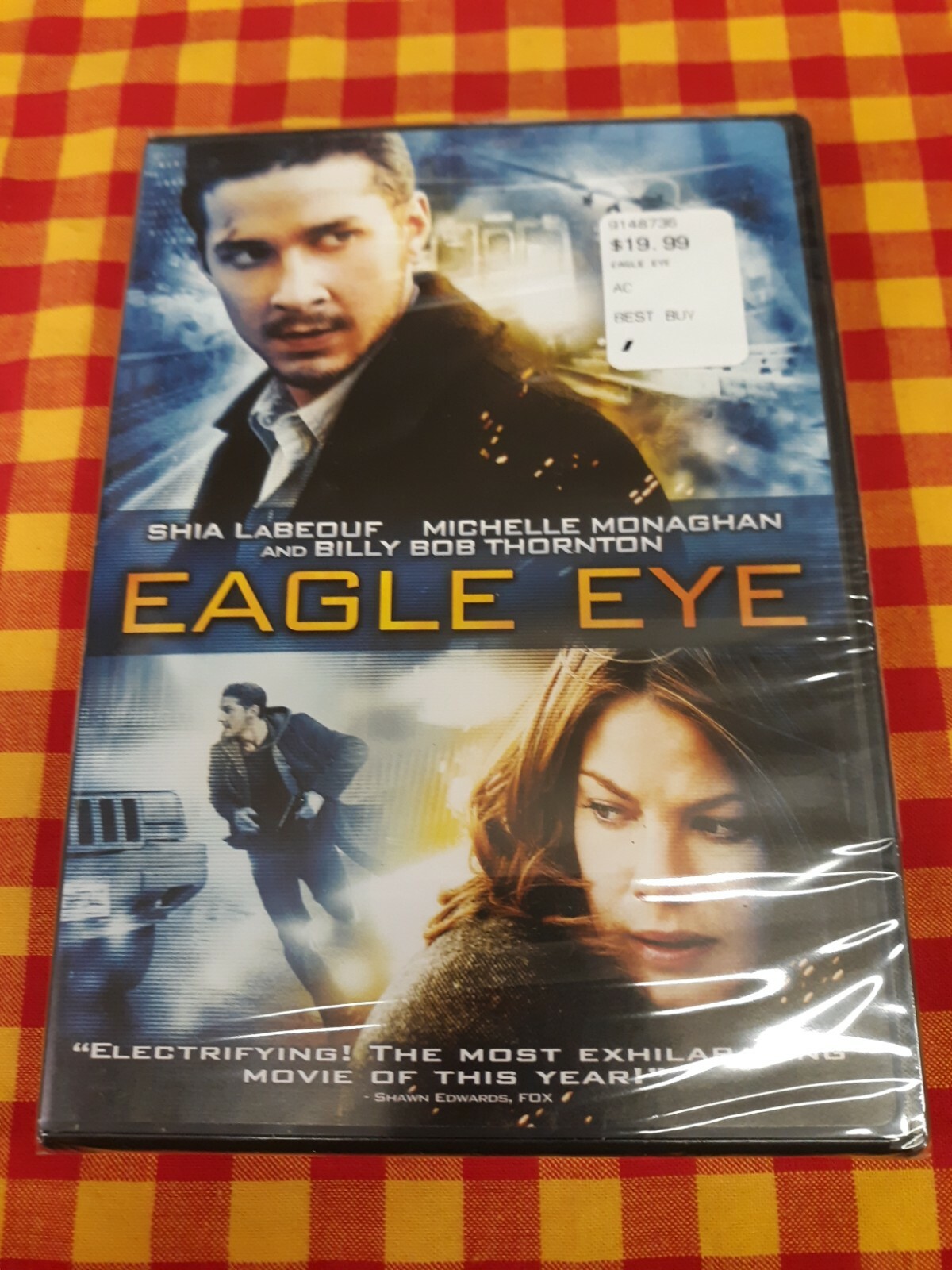Eagle Eye (NEW DVD, 2008) Michelle Monaghan, Billy Bob Thornton, Shia Lebeouf
