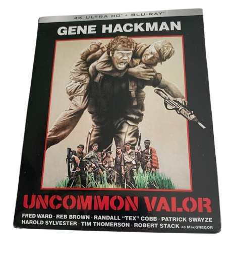 Uncommon Valor 4K UHD Blu-ray wSlipcover Gene Hackman Fred Ward Reb Brown Swayze