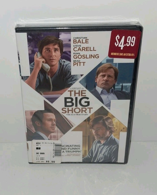 New! The Big Short (DVD, 2015) Factory Sealed