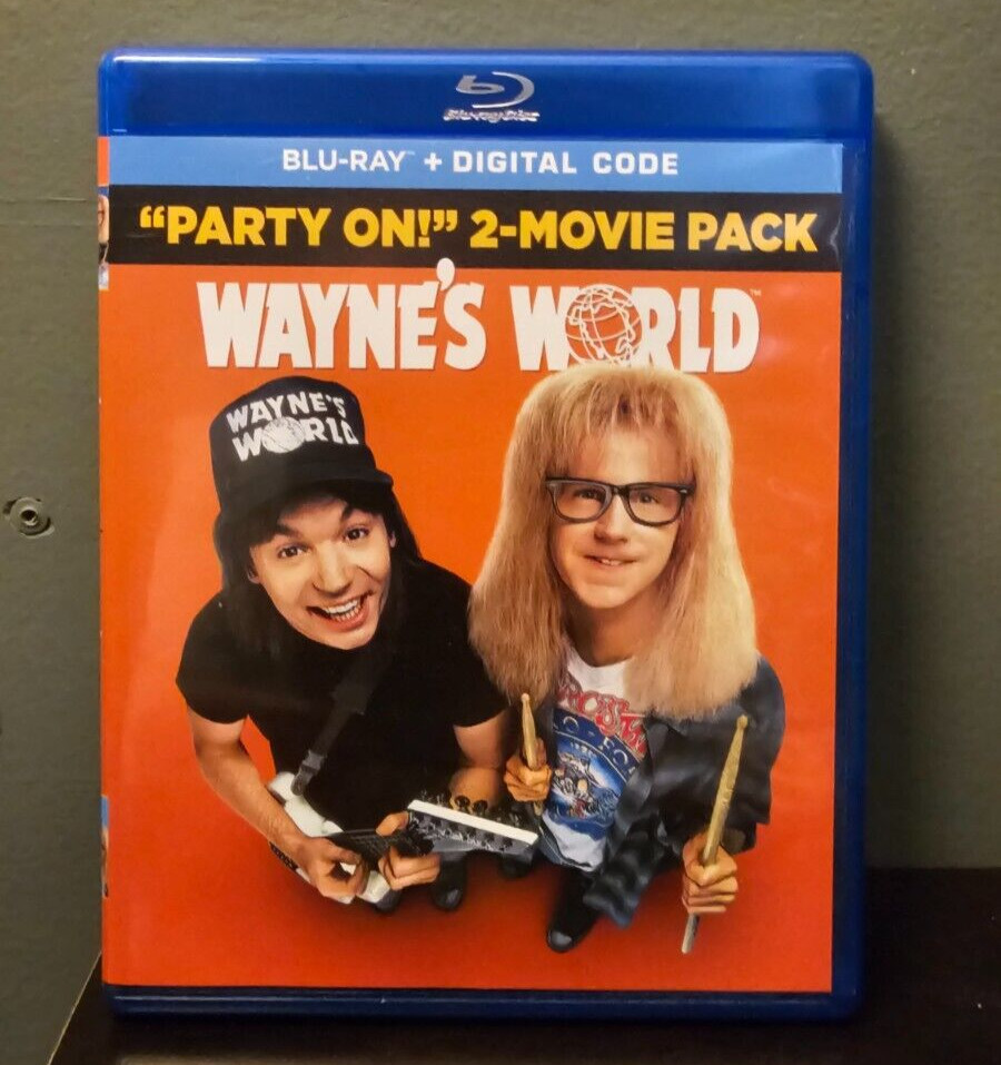 Wayne’s World «Party On!» 2-Movie Pack (Blu-ray) (Wayne’s World 1 & 2 Included)