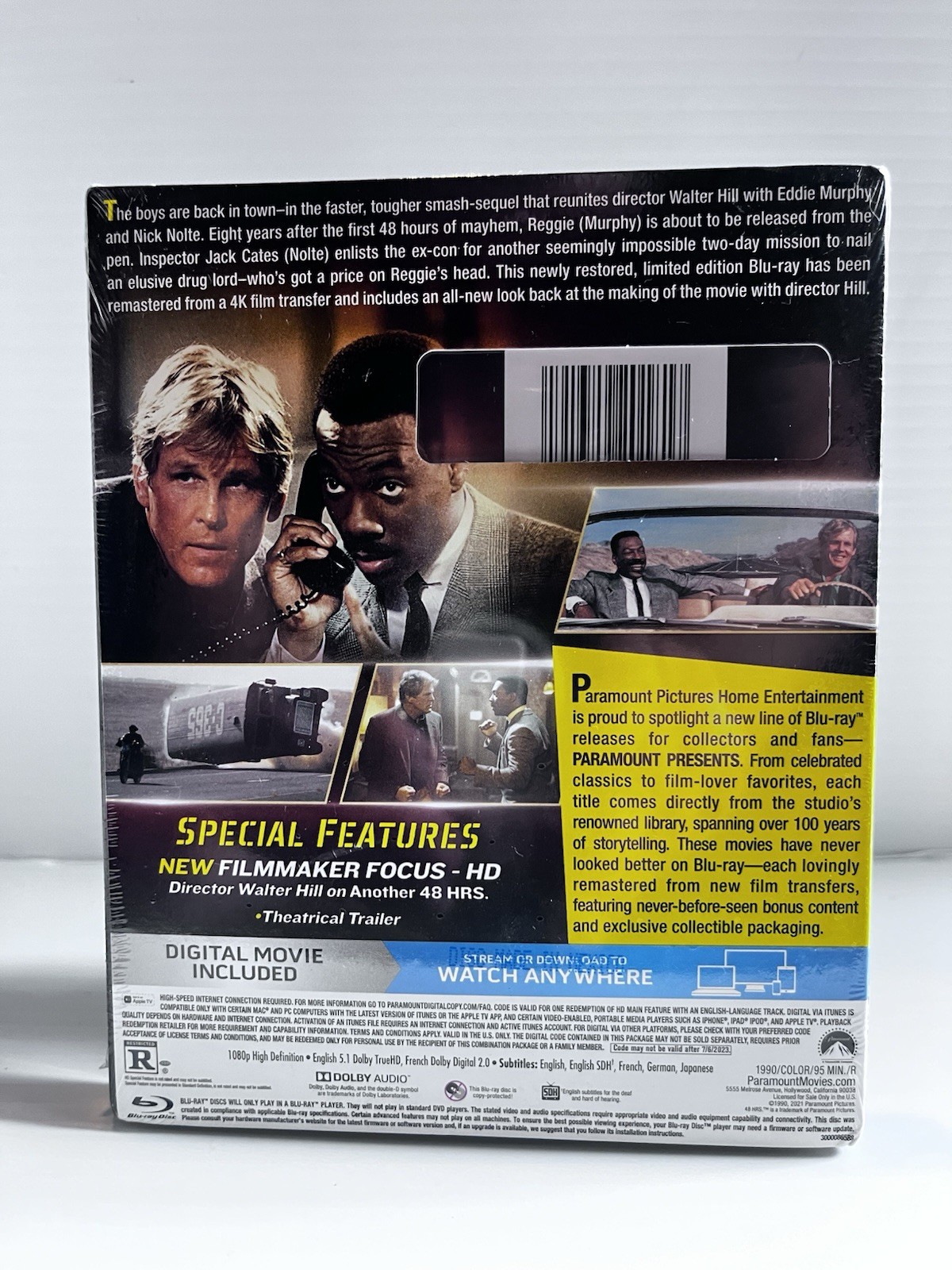 Another 48 Hours (Paramount 1990) [Blu-ray] Nick Nolte Eddie Murphy NEW SEALED