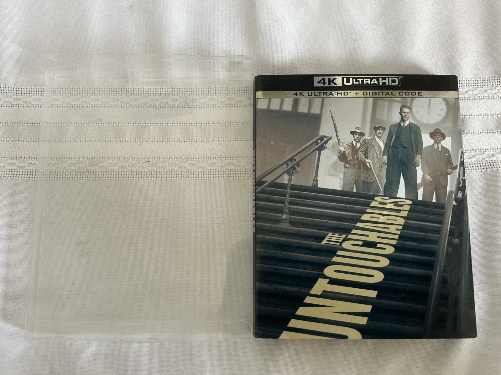 The Untouchables (4K Ultra HD, 1987) SLIPCOVER. Brian DePalma, Robert DeNiro