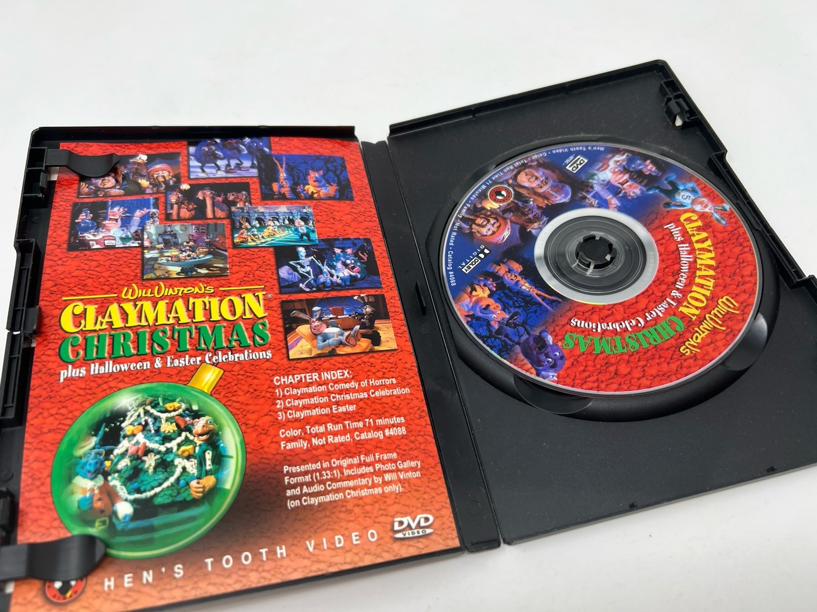 Will Vinton’s Claymation Christmas Plus Halloween & Easter Celebrations DVD
