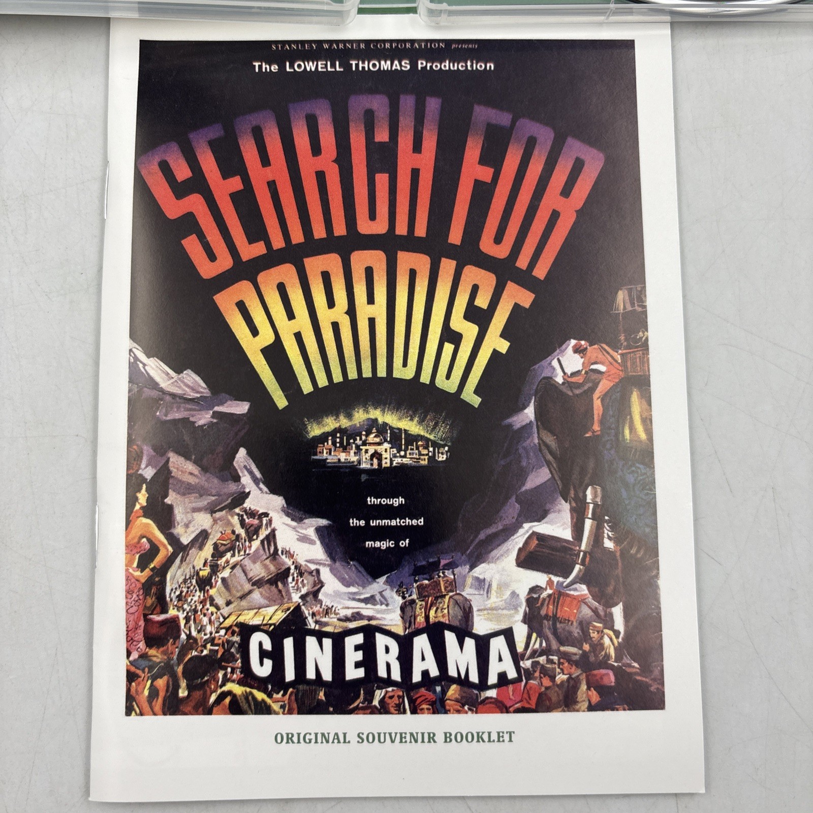 Cinerama Search for Paradise Blu-ray DVD Set 2014 Deluxe Edition Lowell Thomas