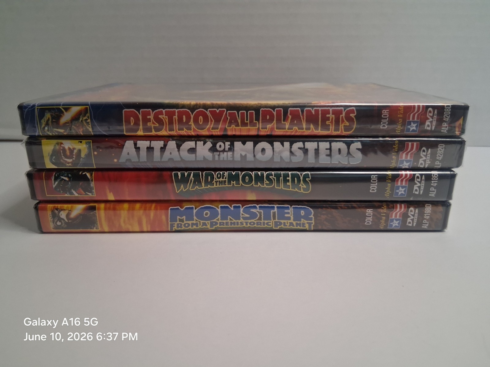 Alpha Video Destroy All Planets DVD (1969) NR Sci-Fi Gamera 91 Min Bonus