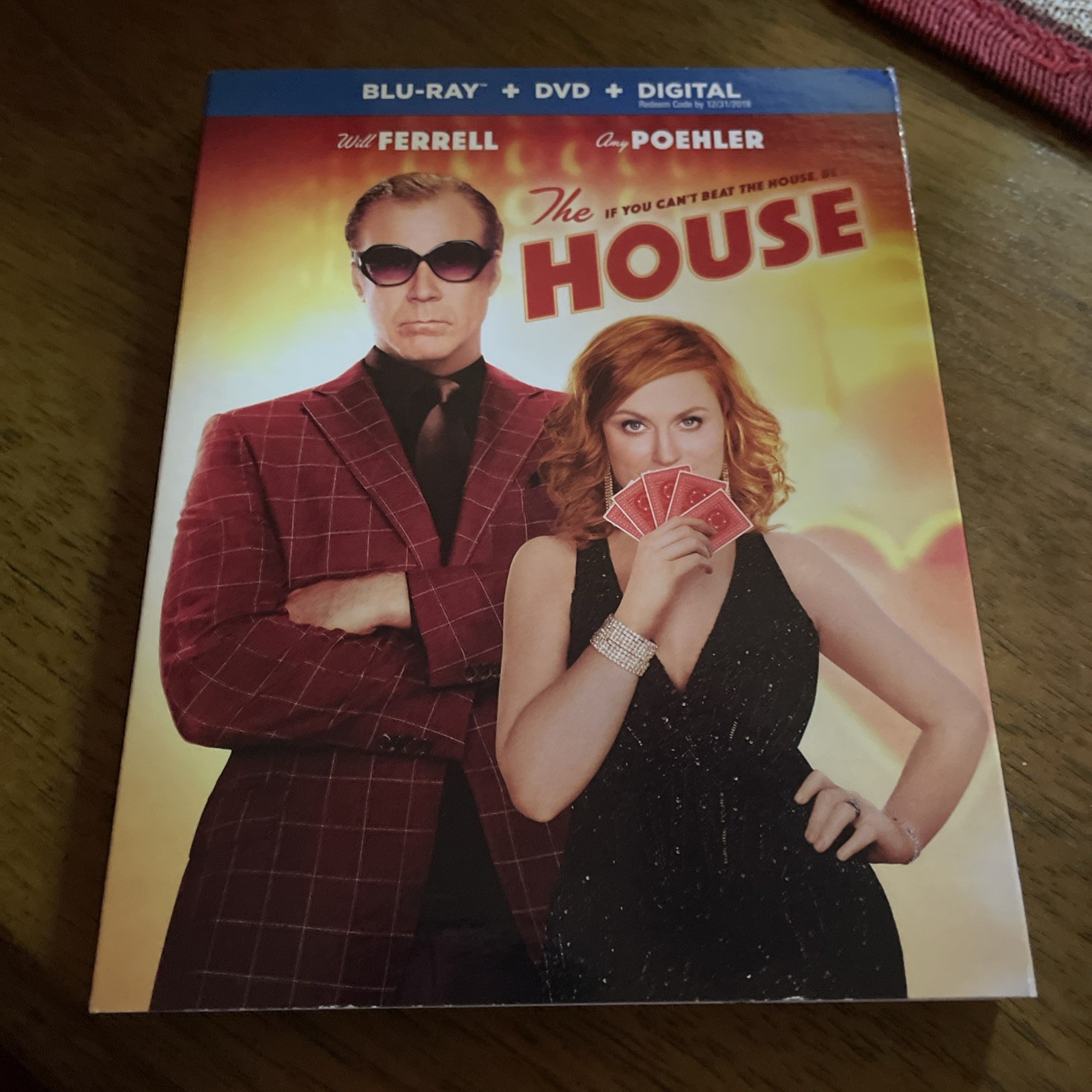 The House (Blu Ray/DVD Set W/Slipcover) Will Ferrell NO DIGITAL Ships in a Box