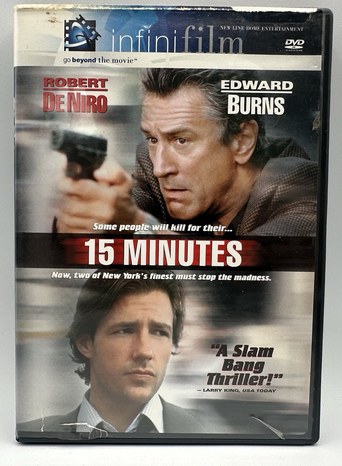 15 Minutes DVD Infinifilm Edition Robert De Niro Edwards Burns Kelsey Grammer