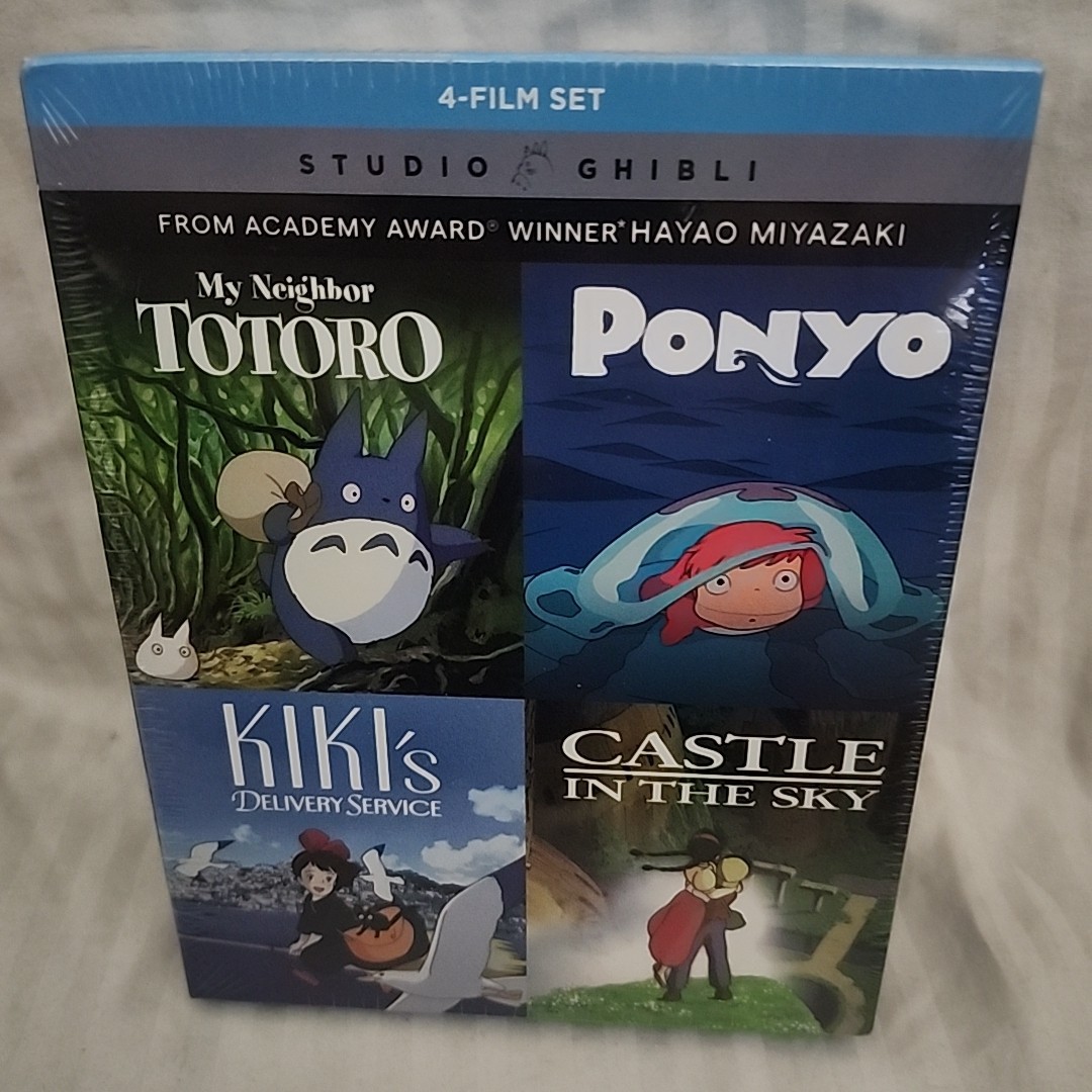 4-Movie Studio Ghibli Collection (My Neighbor Totoro / Ponyo / Kiki’S Blu-ray
