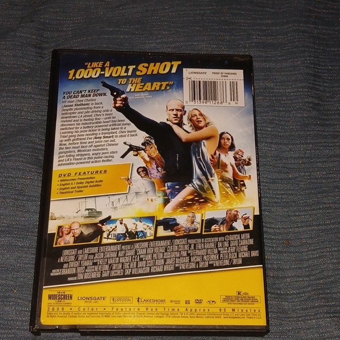 Lionsgate Crank 2: High Voltage (2009) DVD Widescreen R 95min Statham
