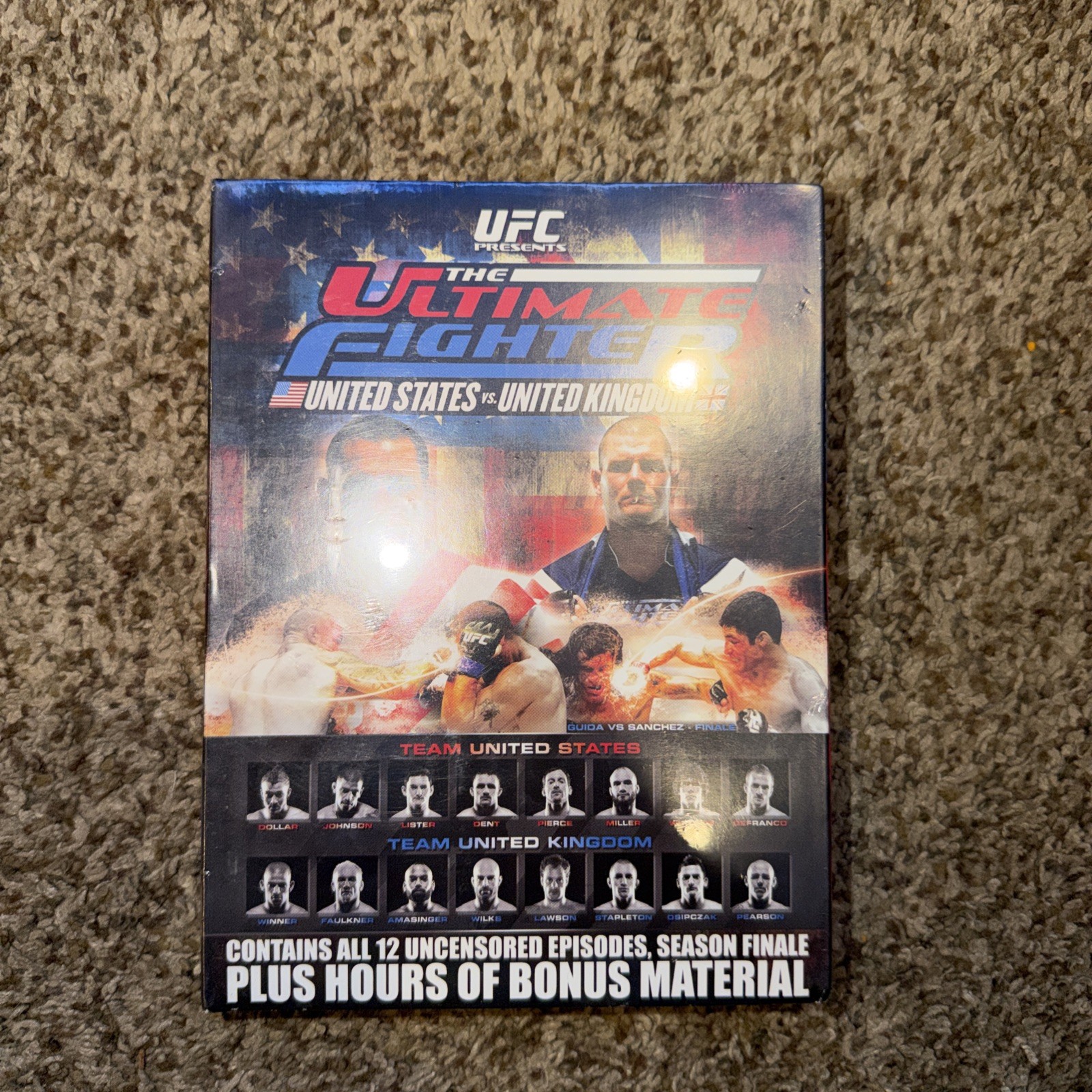 UFC The Ultimate Fighter. United States U.S. vs. United Kingdom U.K. 5 DVD Set!