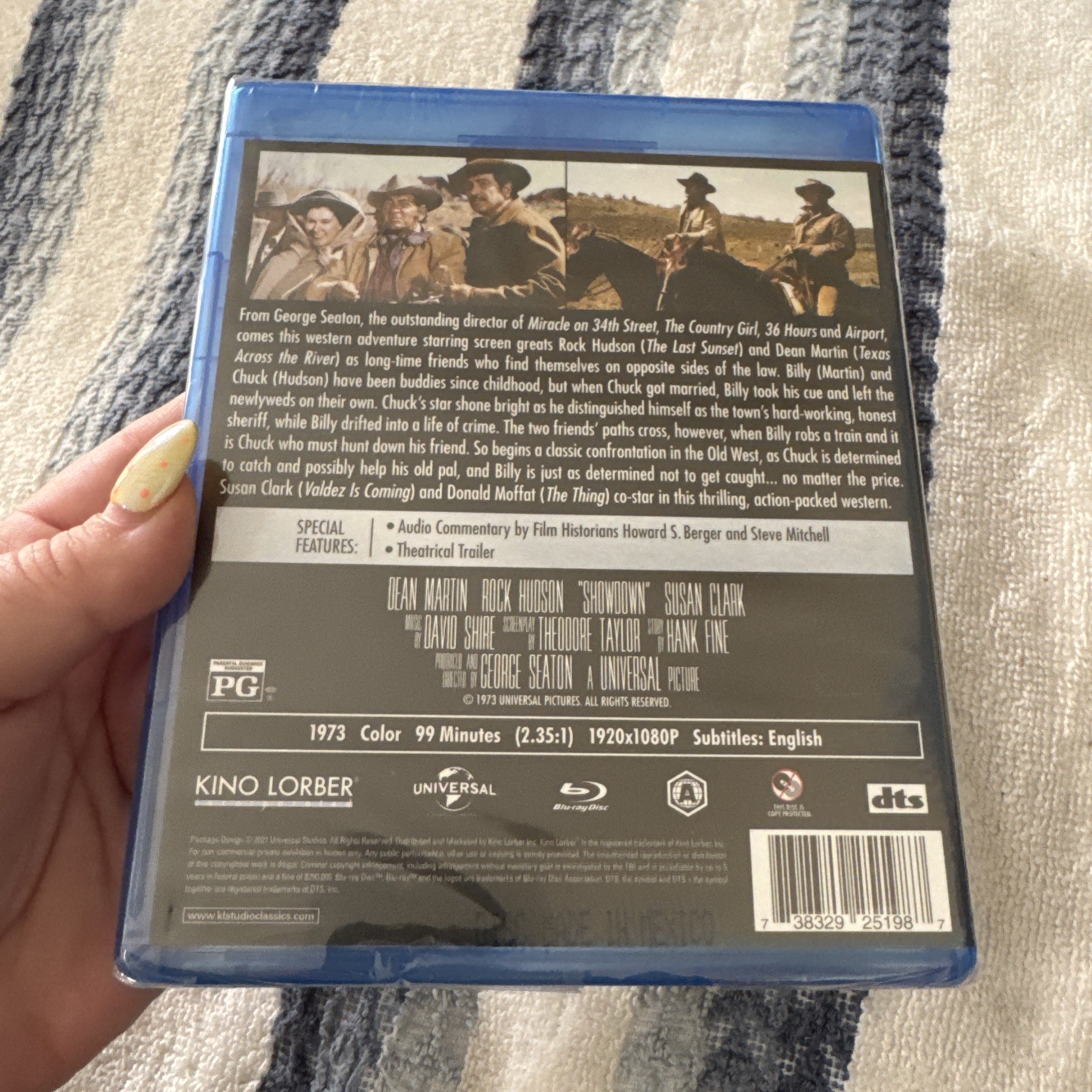 NEW*** BLU-RAY Showdown (1973) Rock Hudson, Dean Martin. Kino Lorber