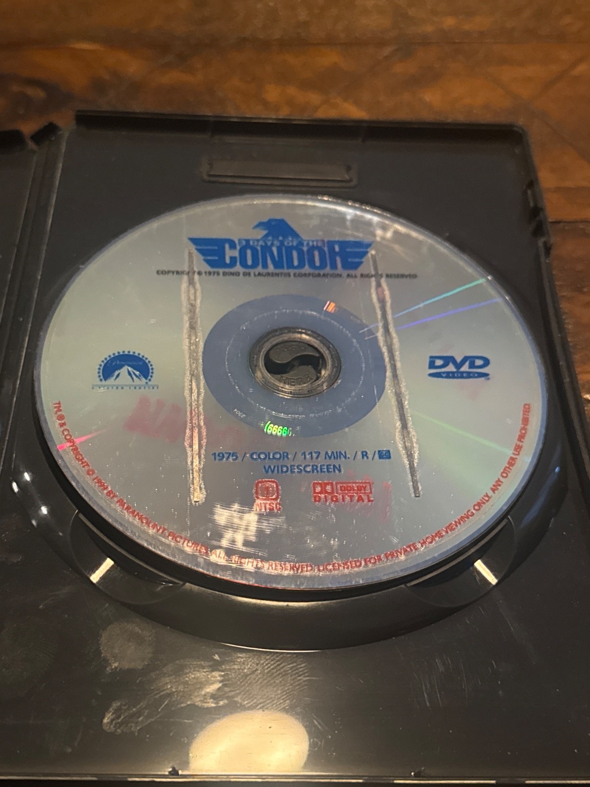Three Days of the Condor (DVD, 1975)