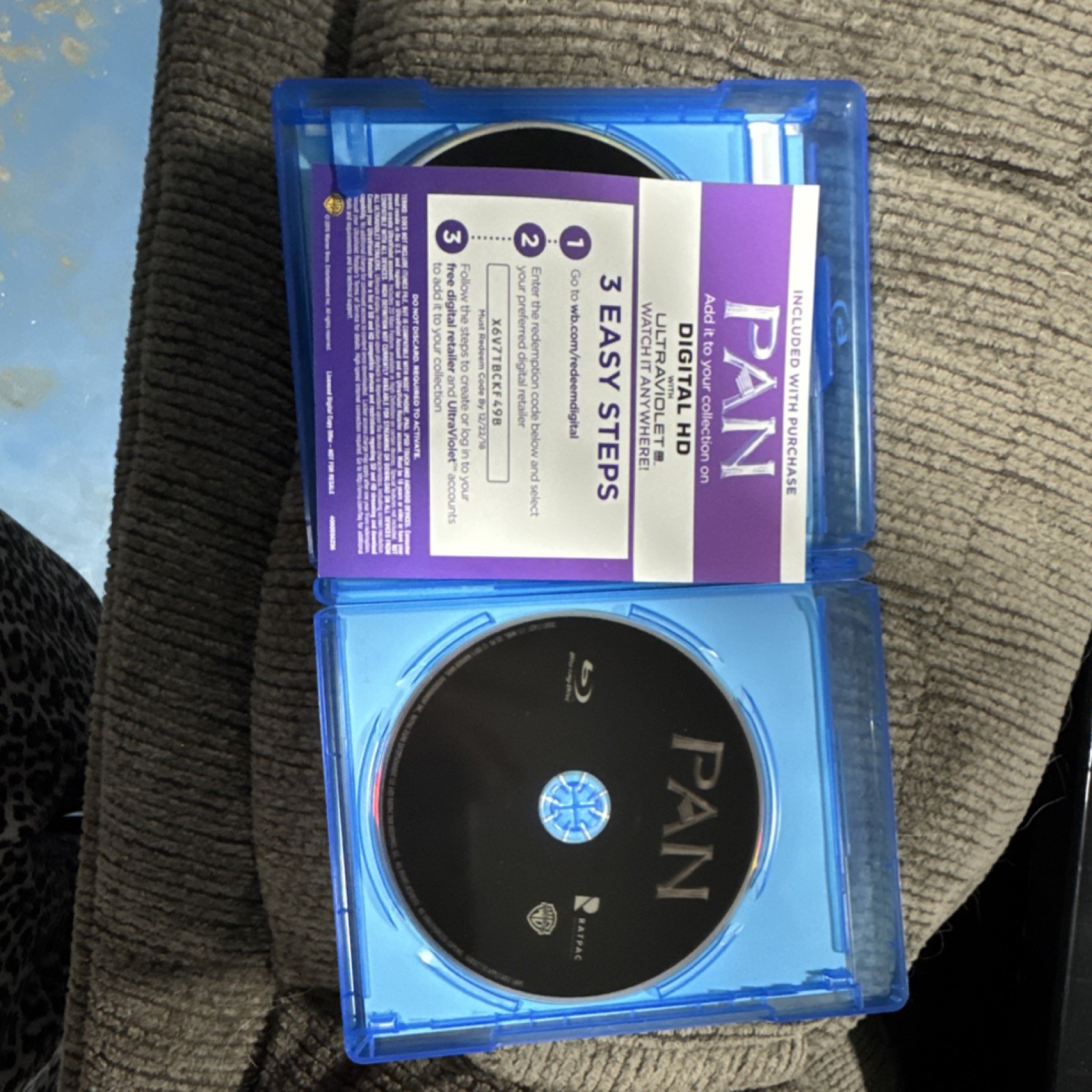 Pan (Blu-ray) 2015 Warner Bros PG 111min Digital Copy, Commentary, Joe Wright