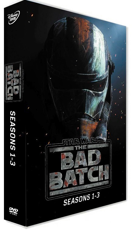 Star Wars: The Bad Batch Seasons 1 2 3 (Disney Animated DVD Set 2024) BRAND NEW