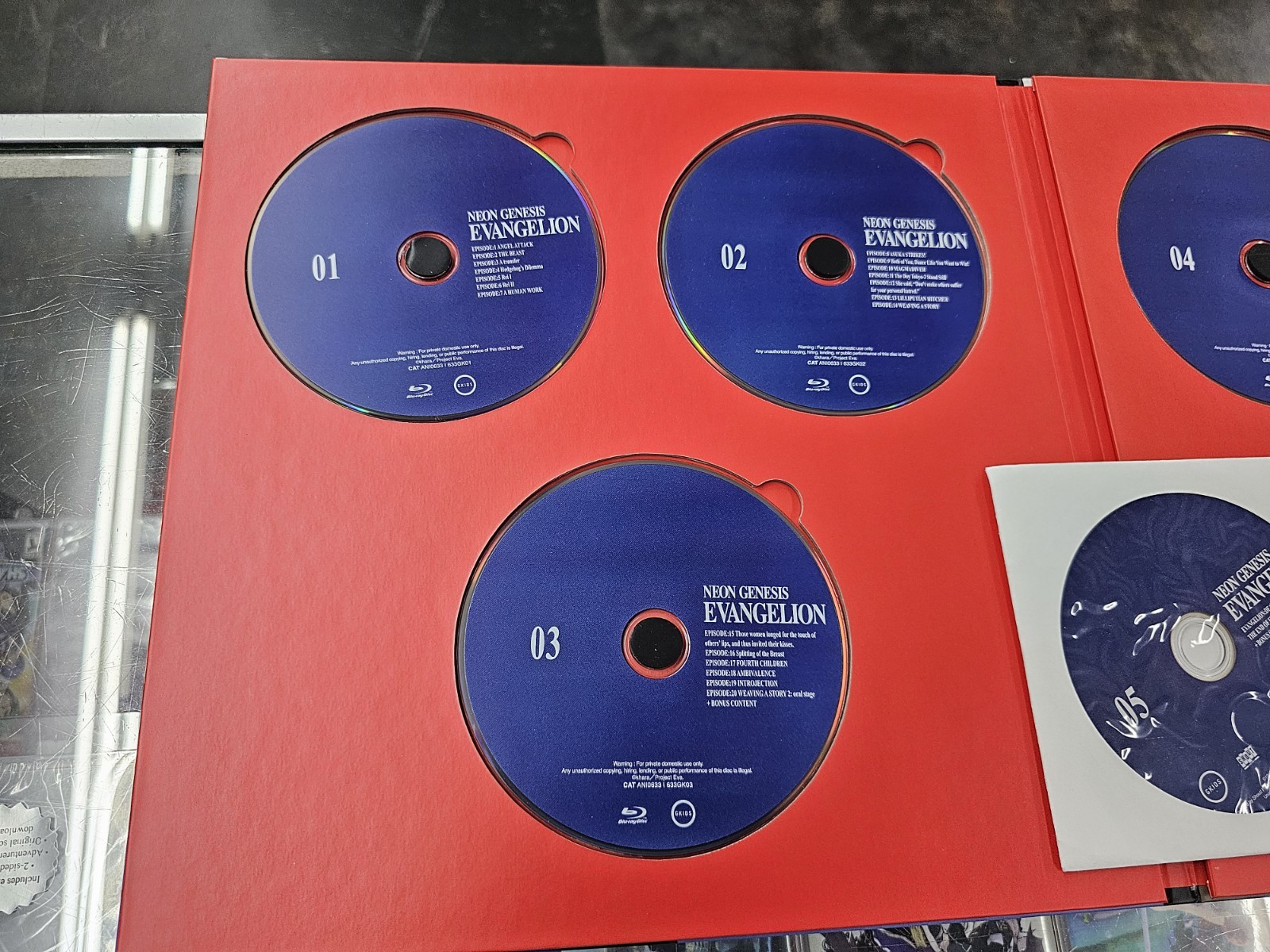 Neon Genesis Evangelion Ultimate Edition US GKIDS Box Set LE 5000 Extra Disc 05
