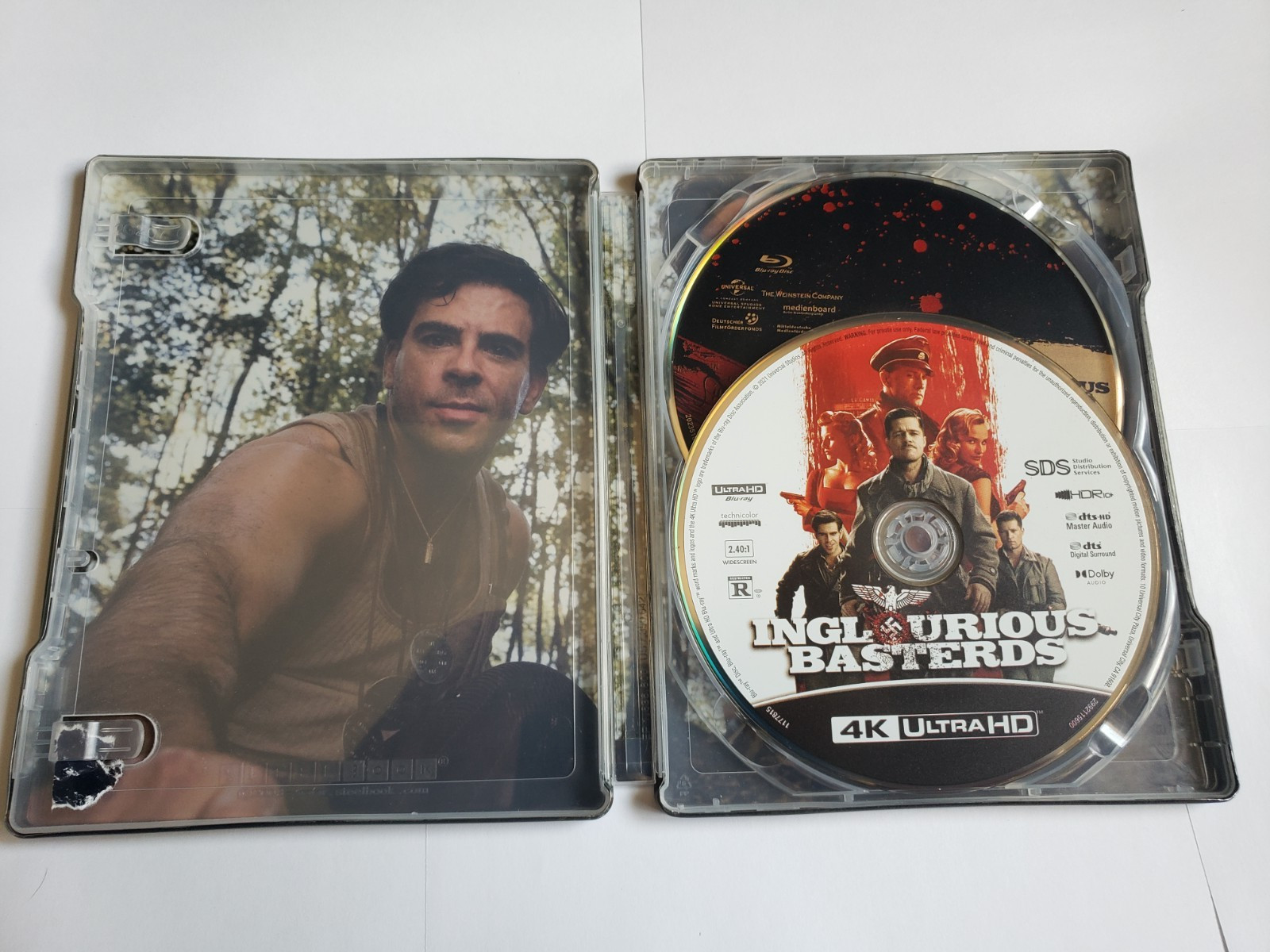 INGLOURIOUS BASTERDS (4K UHD + Blu-Ray) – Steelbook