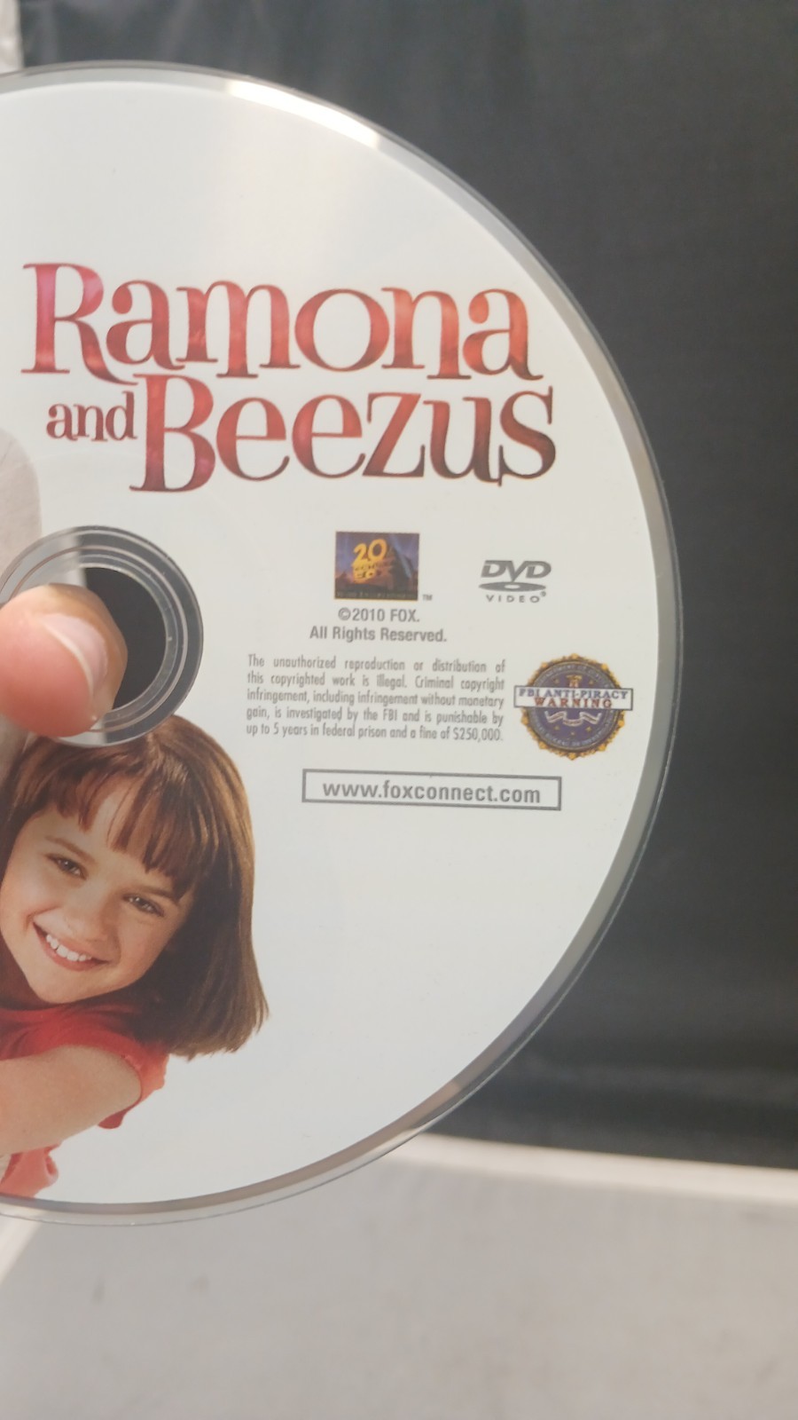 Ramona and Beezus DVD Disc Wallace Macdonald 2010 Family-Live Action 103min G