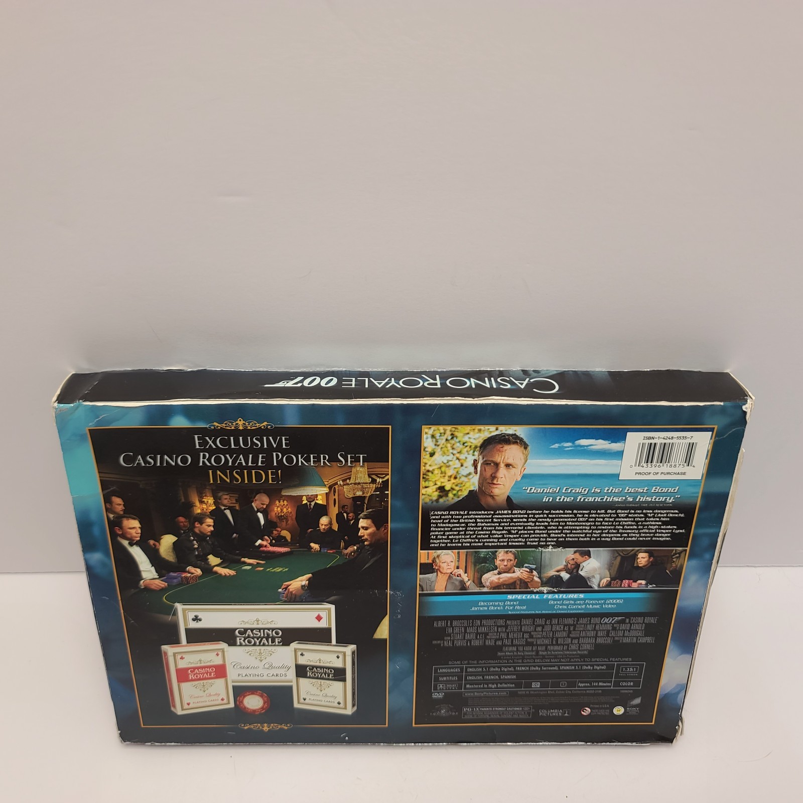 Casino Royale 2 Disc Limited Edition DVD with Casino Royale Poker Set Included