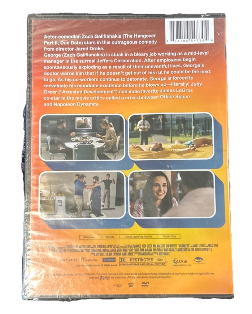 Visioneers (DVD 2011) 95 min Rated R • Sealed